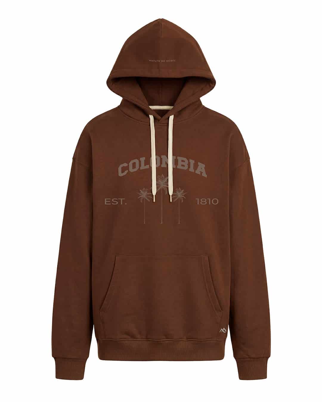 Buzo Unisex con Capota Marfil Palmera Escudo - miniatura 7