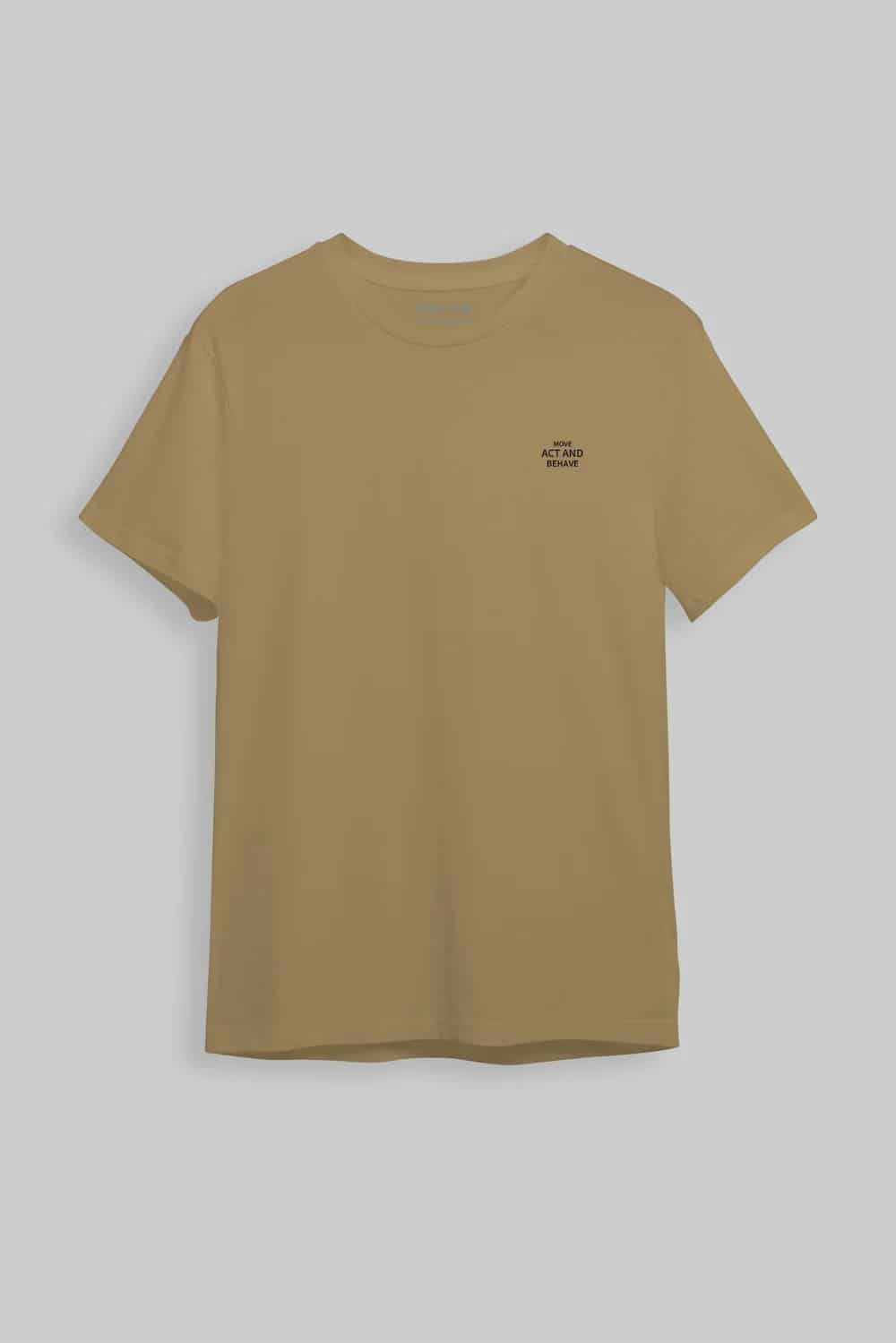 Camiseta Move Act Behave Beige - miniatura 10