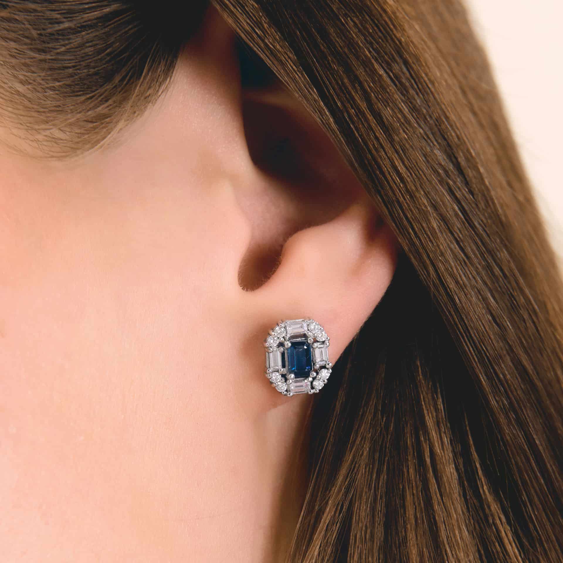 Arete Royalty vintage baguettes - miniatura 2