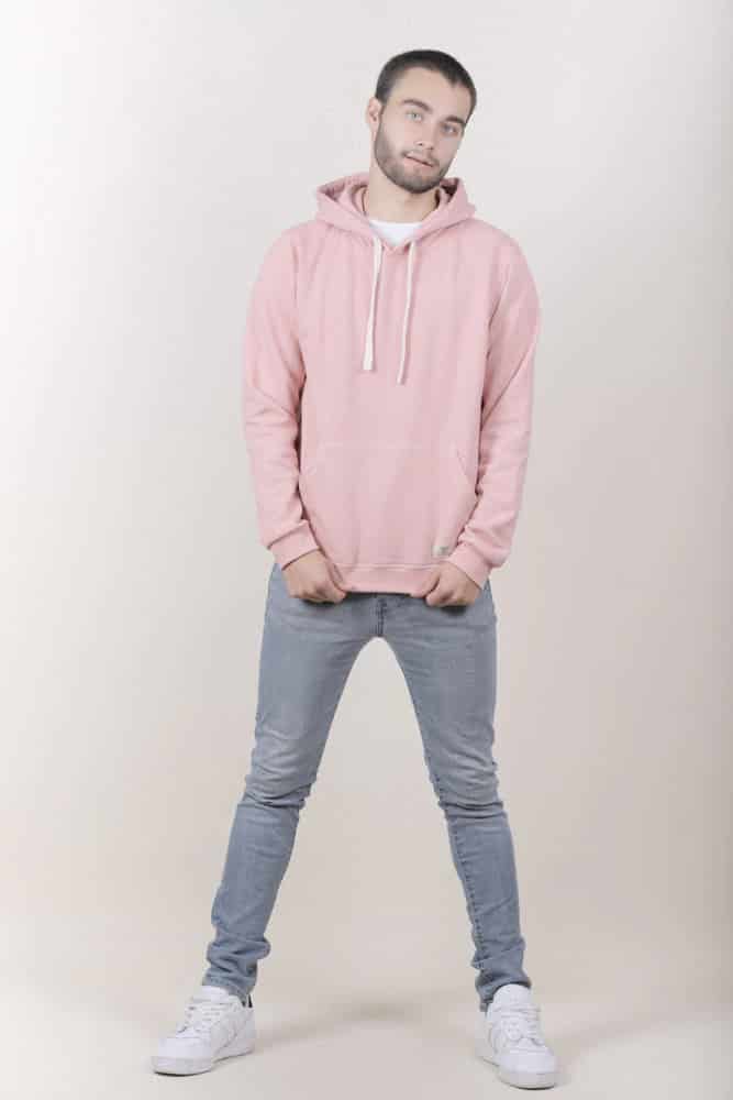 HOODIE ROSADO UNISEX- BASICO - miniatura 1