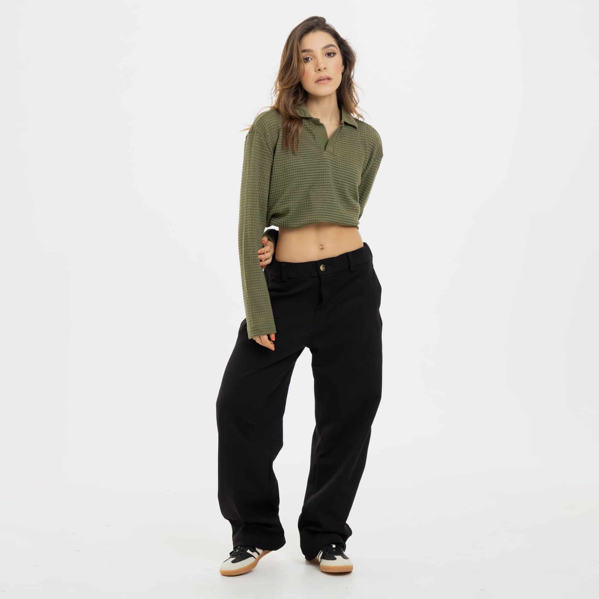Black EcoDrift Trousers - miniatura 1