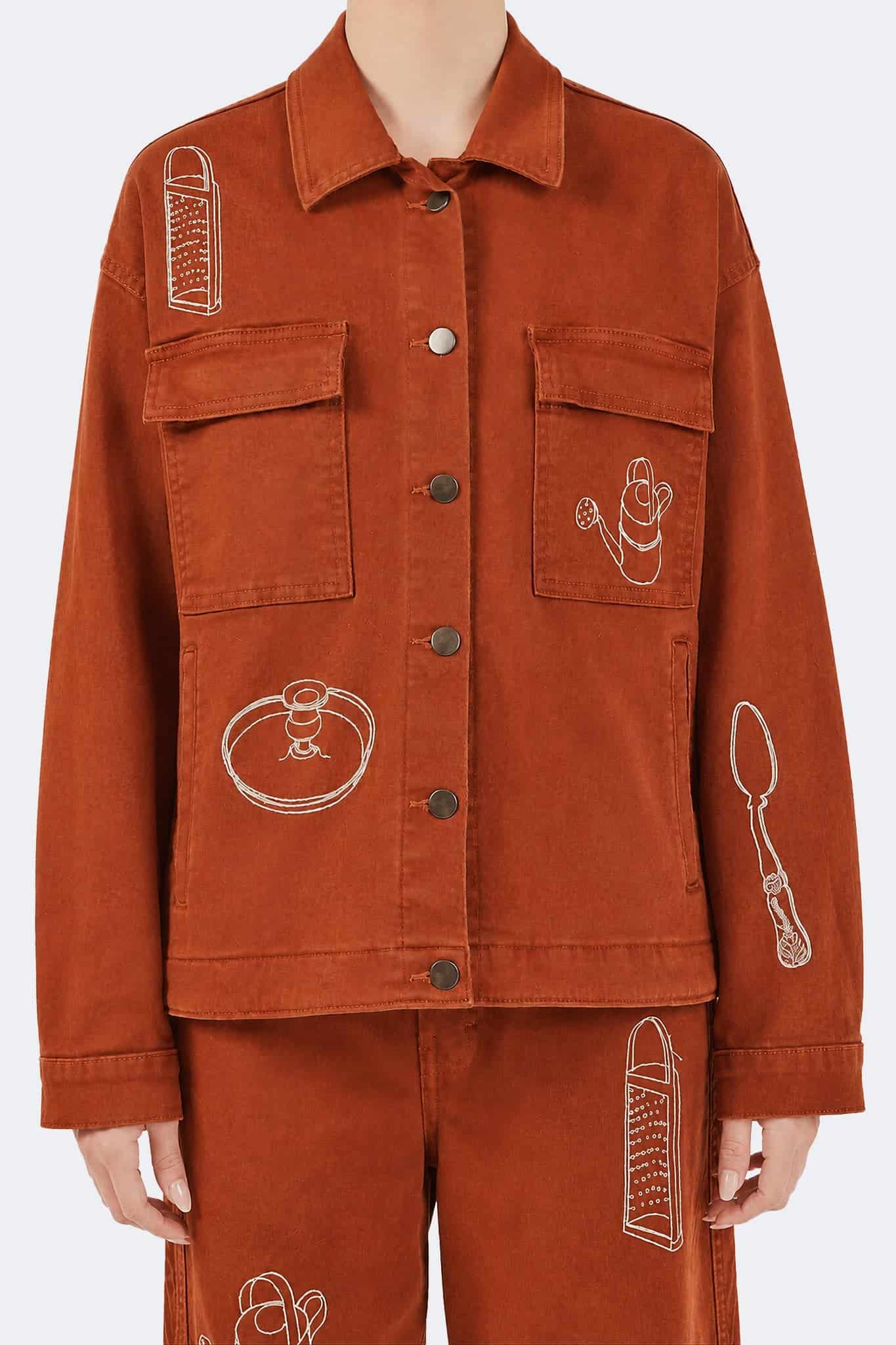 Chaqueta Payla - Ladrillo - miniatura 6