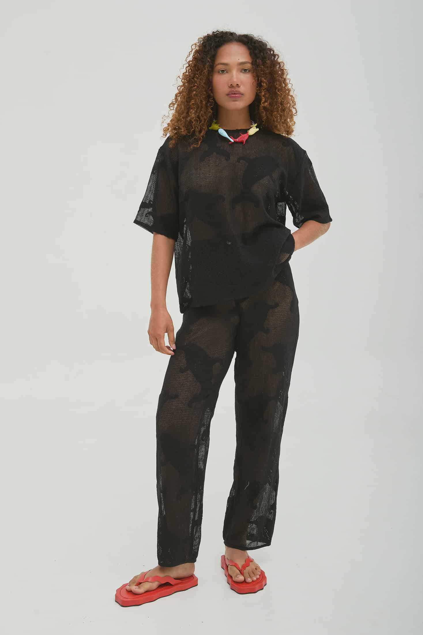 Pant Dolphins Negro - miniatura 1