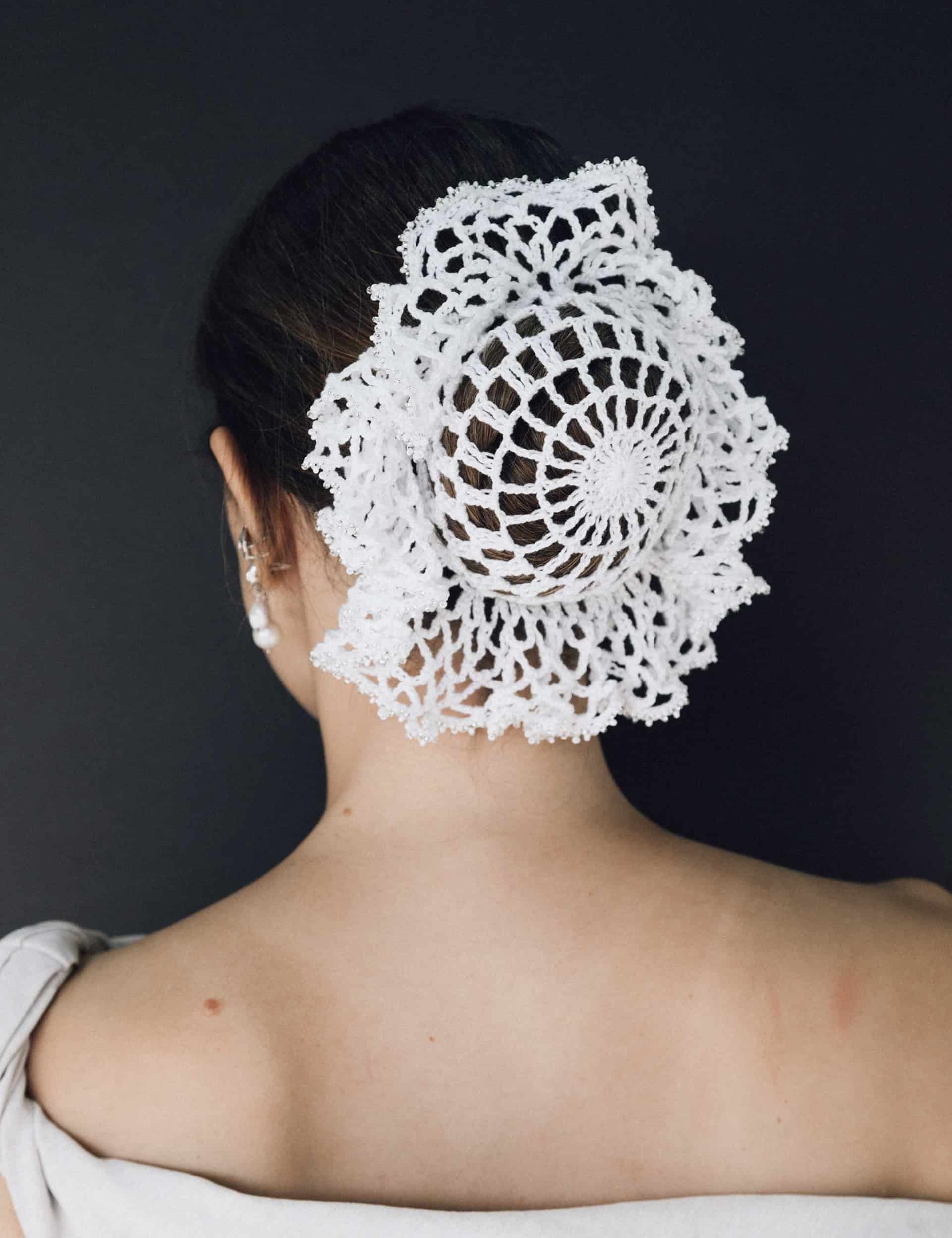 Scrunchie Bun Crochet - miniatura 2