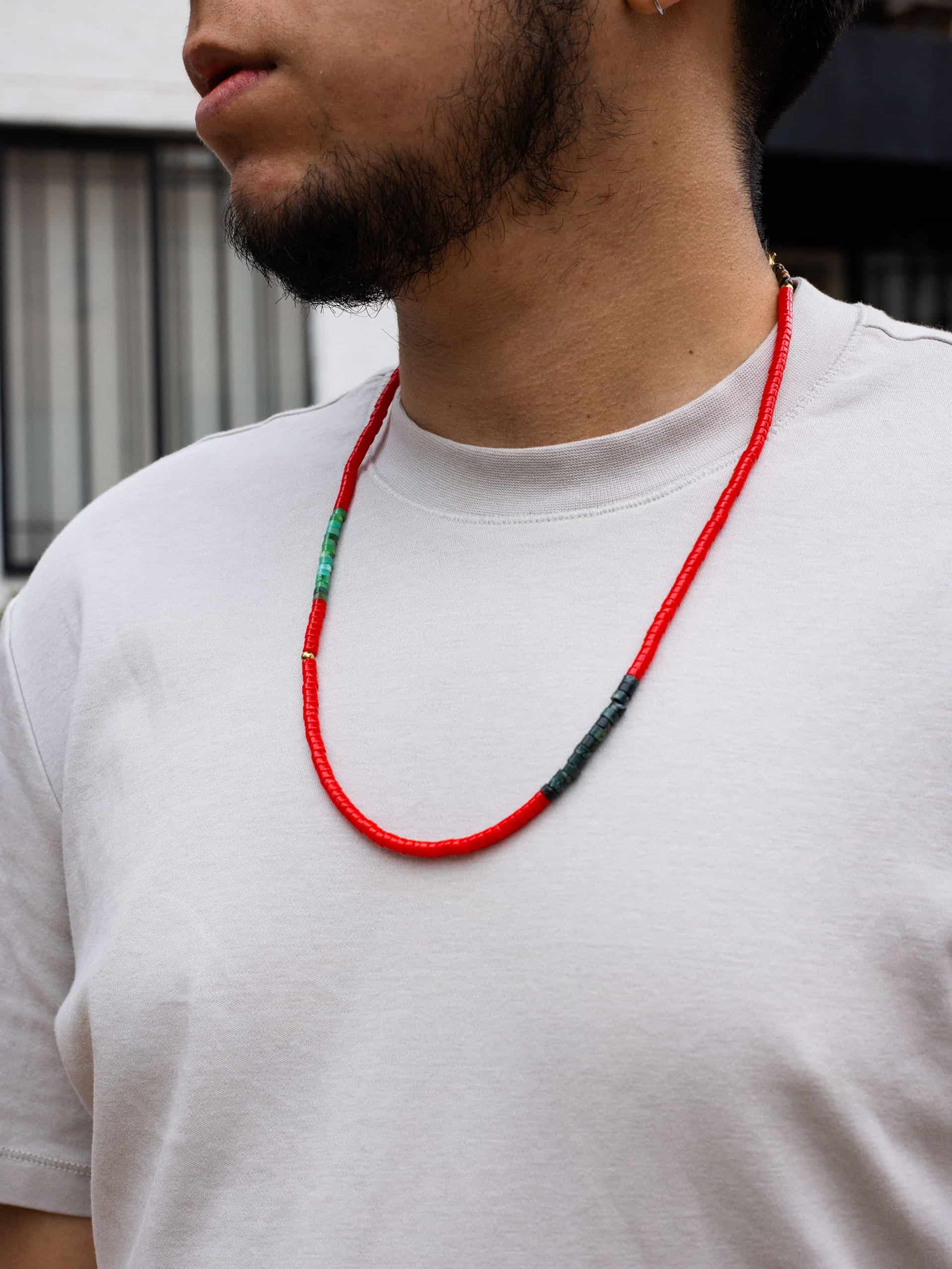 Collar Volcán Heishi 4mm - miniatura 4
