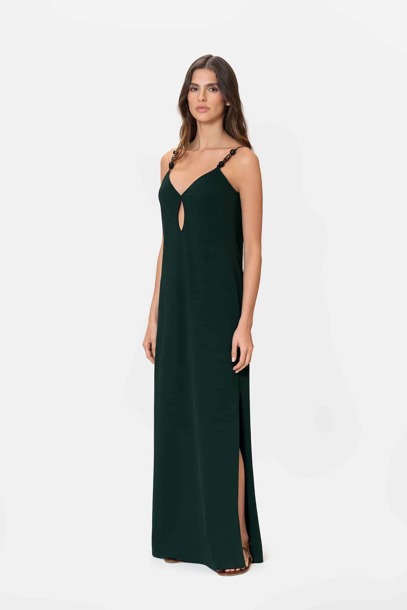 Vestido Prisma Verde Jade - miniatura 2
