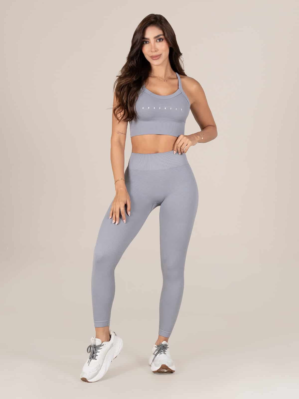 City Leggins Set Seamless Gris - miniatura 1