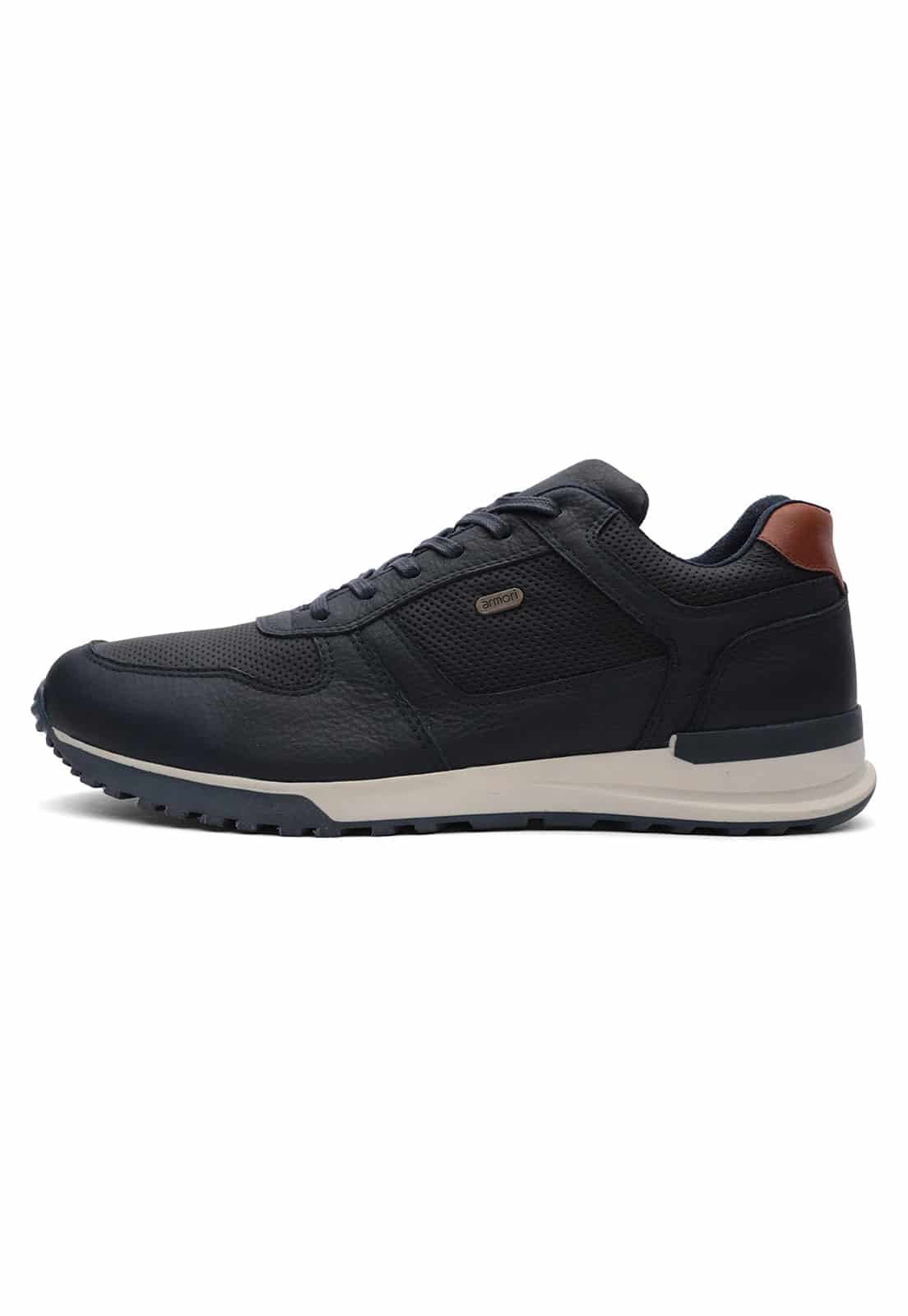 Tenis de cuero para hombre color azul | Armori x Los Caballeros - miniatura 2