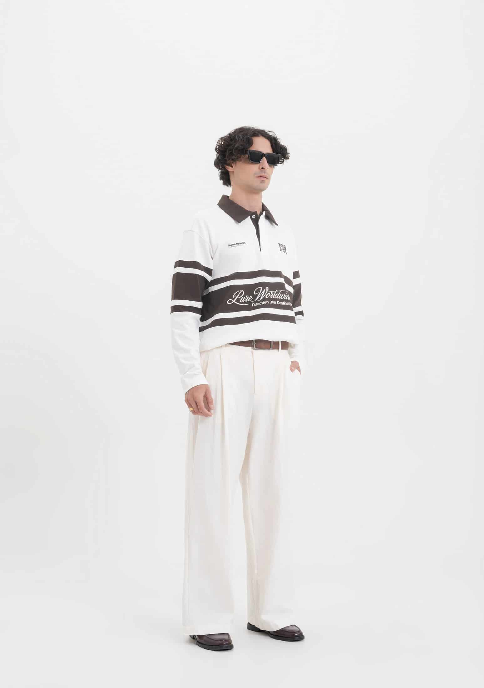Across The Lines Ivory Polo - miniatura 4