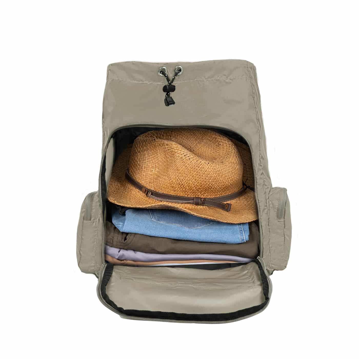 Morral Mochilero Pequeno Citybags Beige - miniatura 5