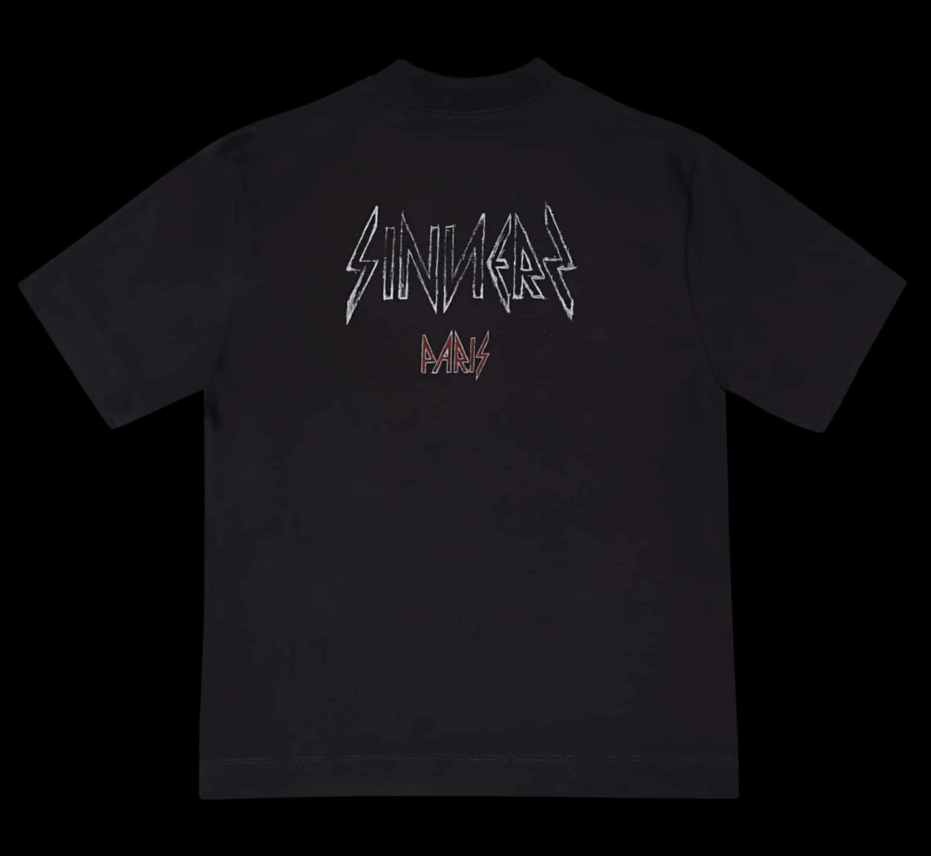 L'ENFANT MONOGRAM BLACK T-SHIRT - miniatura 7