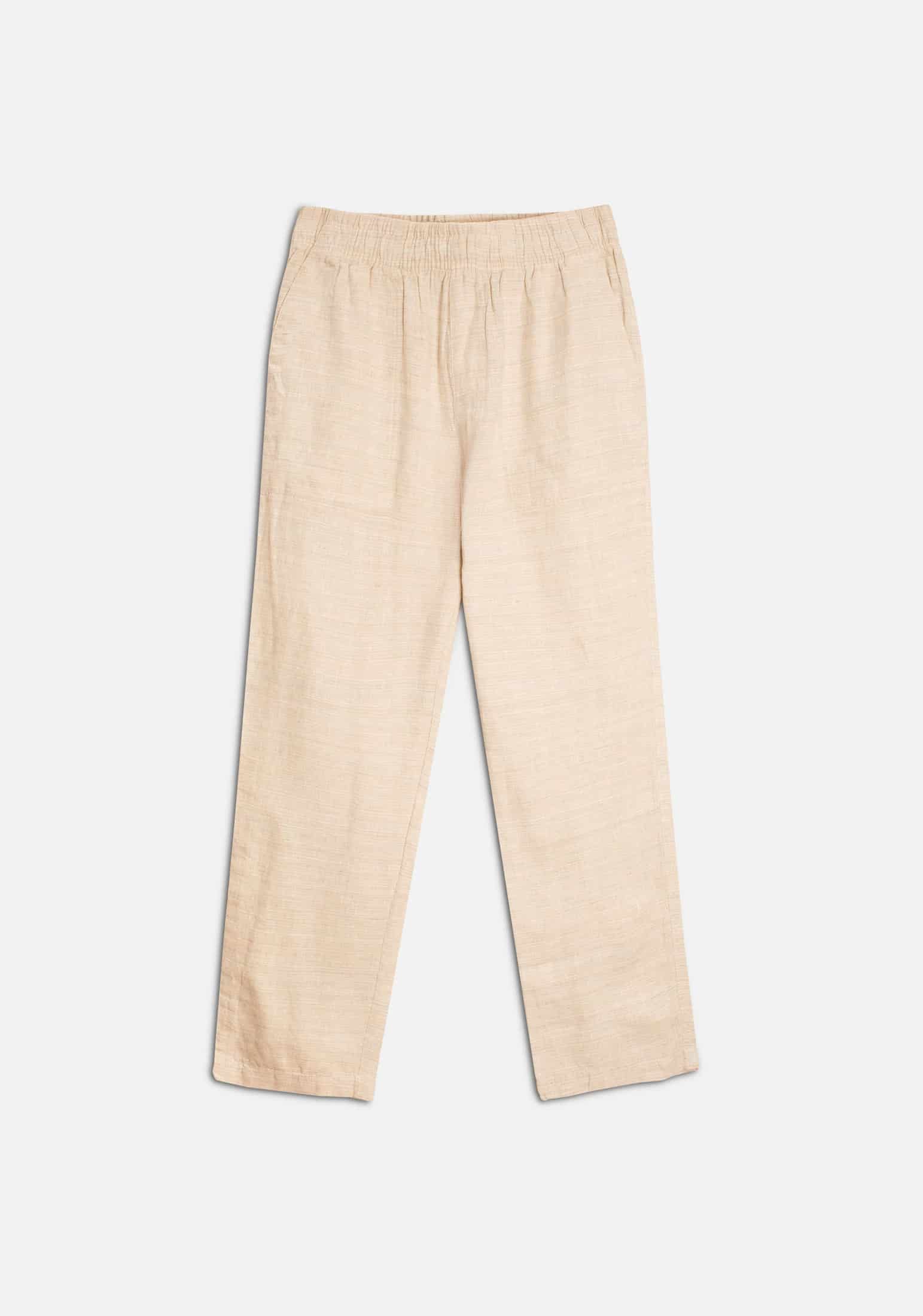 Pantalón H Hopkins Jogger Lino Avena - miniatura 1