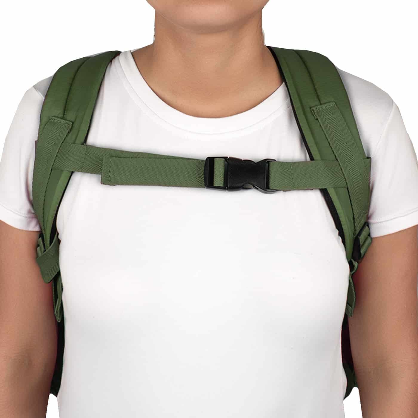 Morral Mochilero XL Verde Militar Citybags - miniatura 7