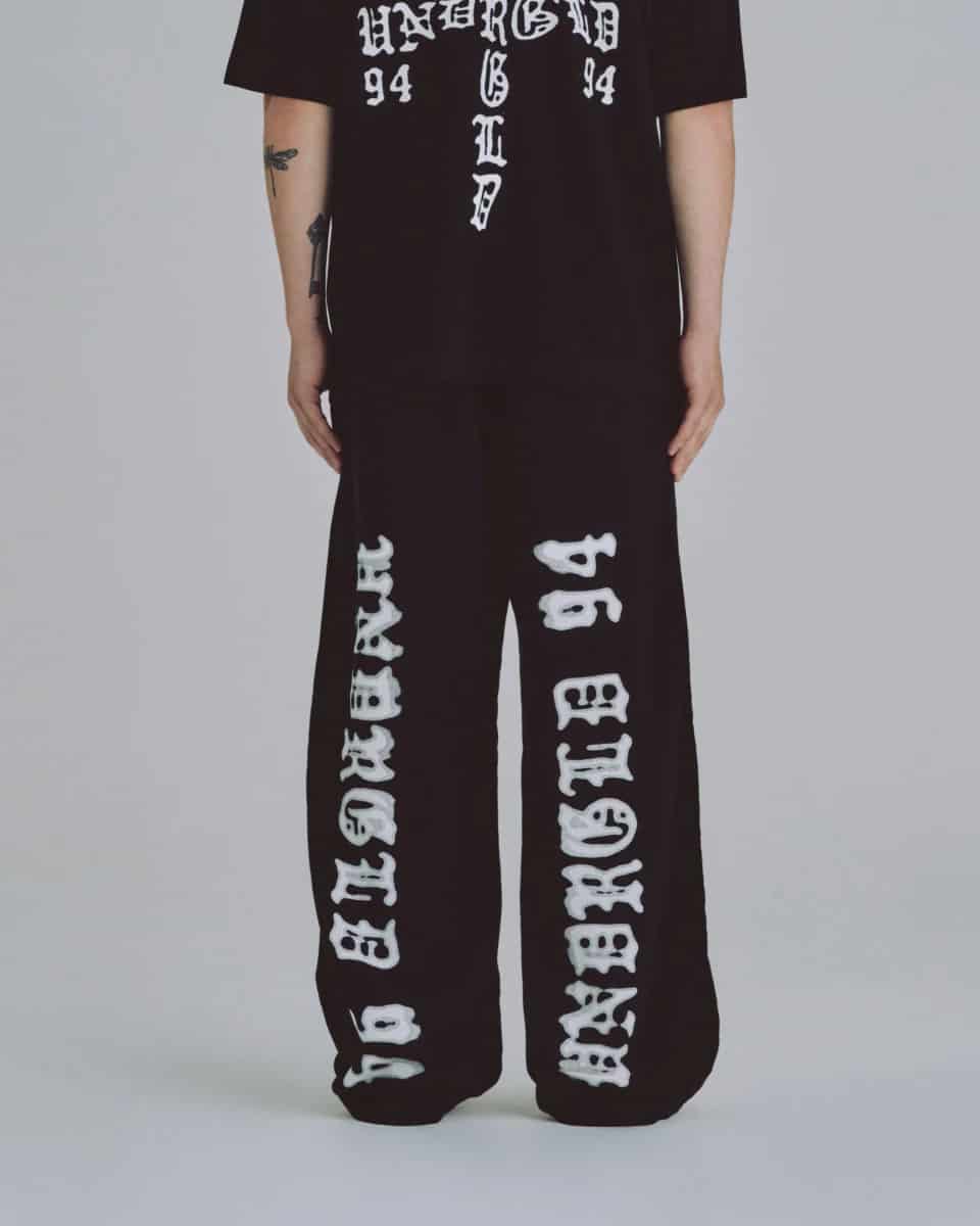 94' UNDRGLD Straight Pants Black - miniatura 14