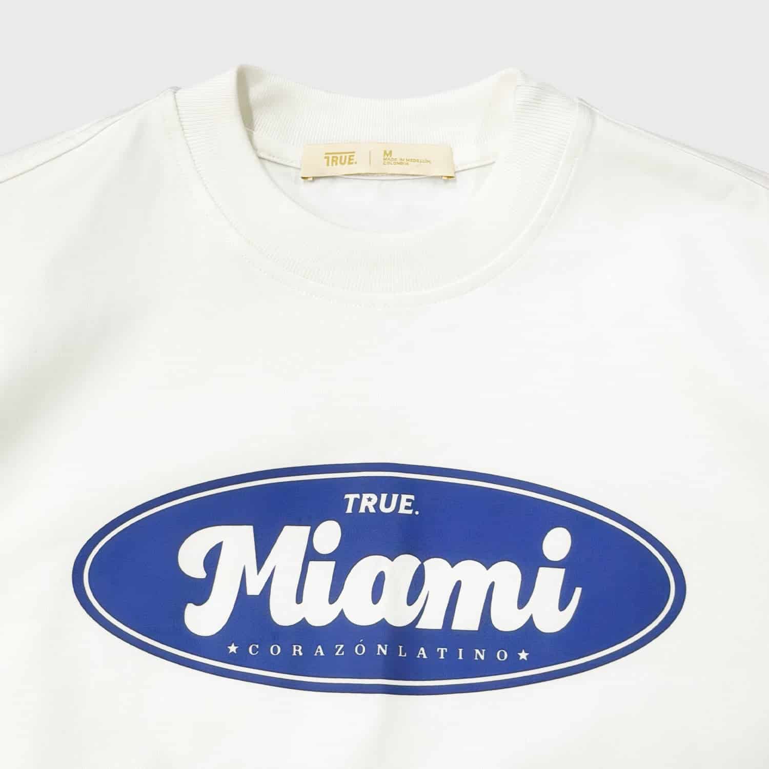 Miami Latin Heart T-Shirt - Cream - miniatura 4