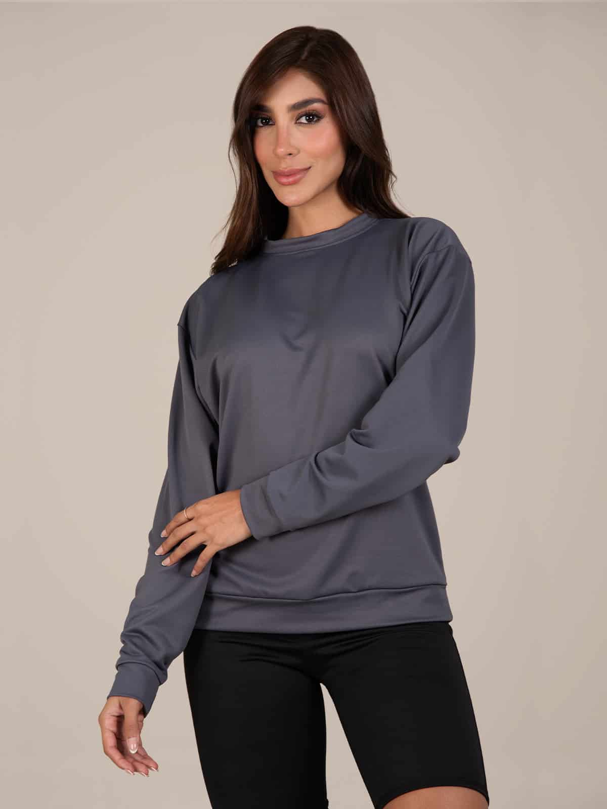 BUZO UNISEX SORONA GRIS OSCURO - miniatura 4