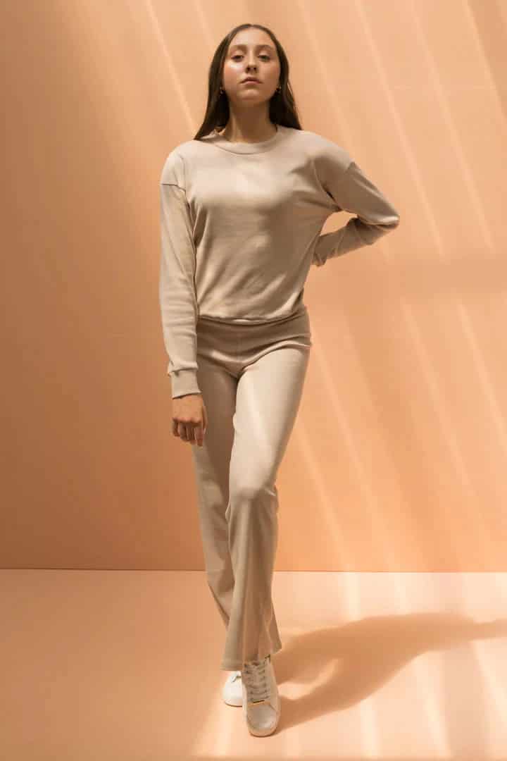 Pantalón Classic  Beige - miniatura 1