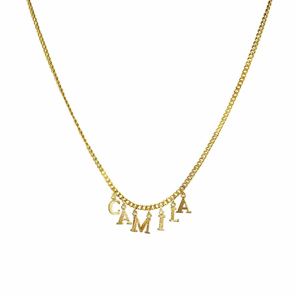 PreOrder Cadena 6 Letras Gold - miniatura 1