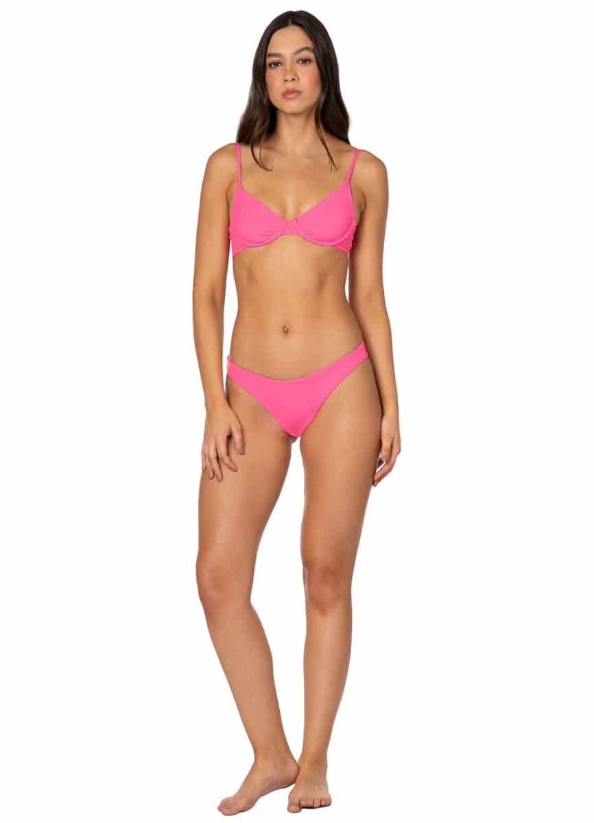 Maaji Radiant Pink Dainty Unmolded Underwire Bikini Top - miniatura 6