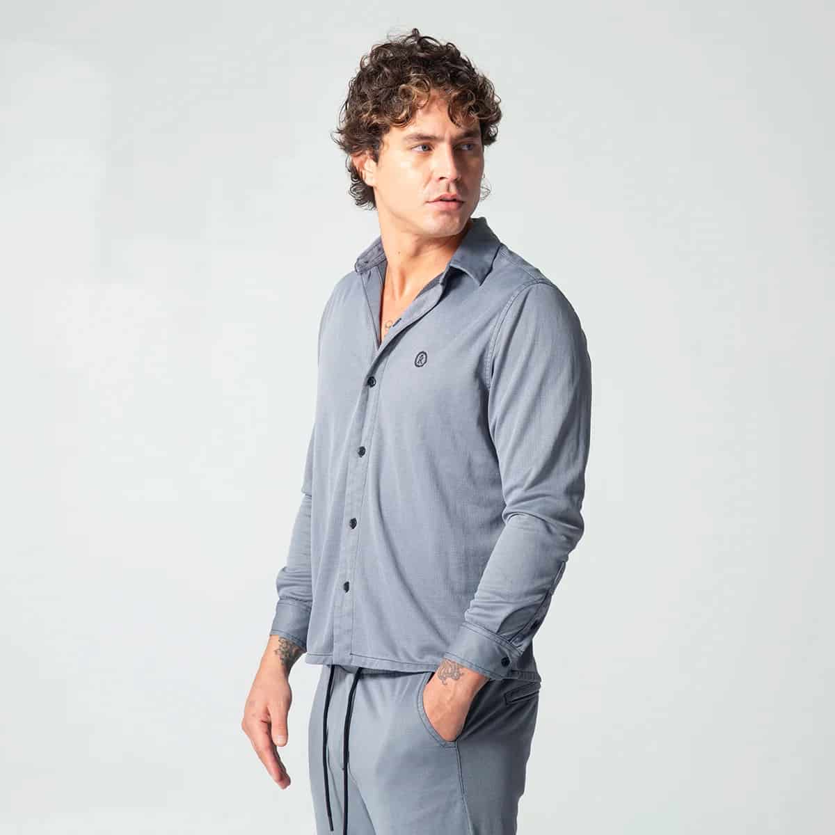 Camisa Slim Casual Fire - miniatura 4