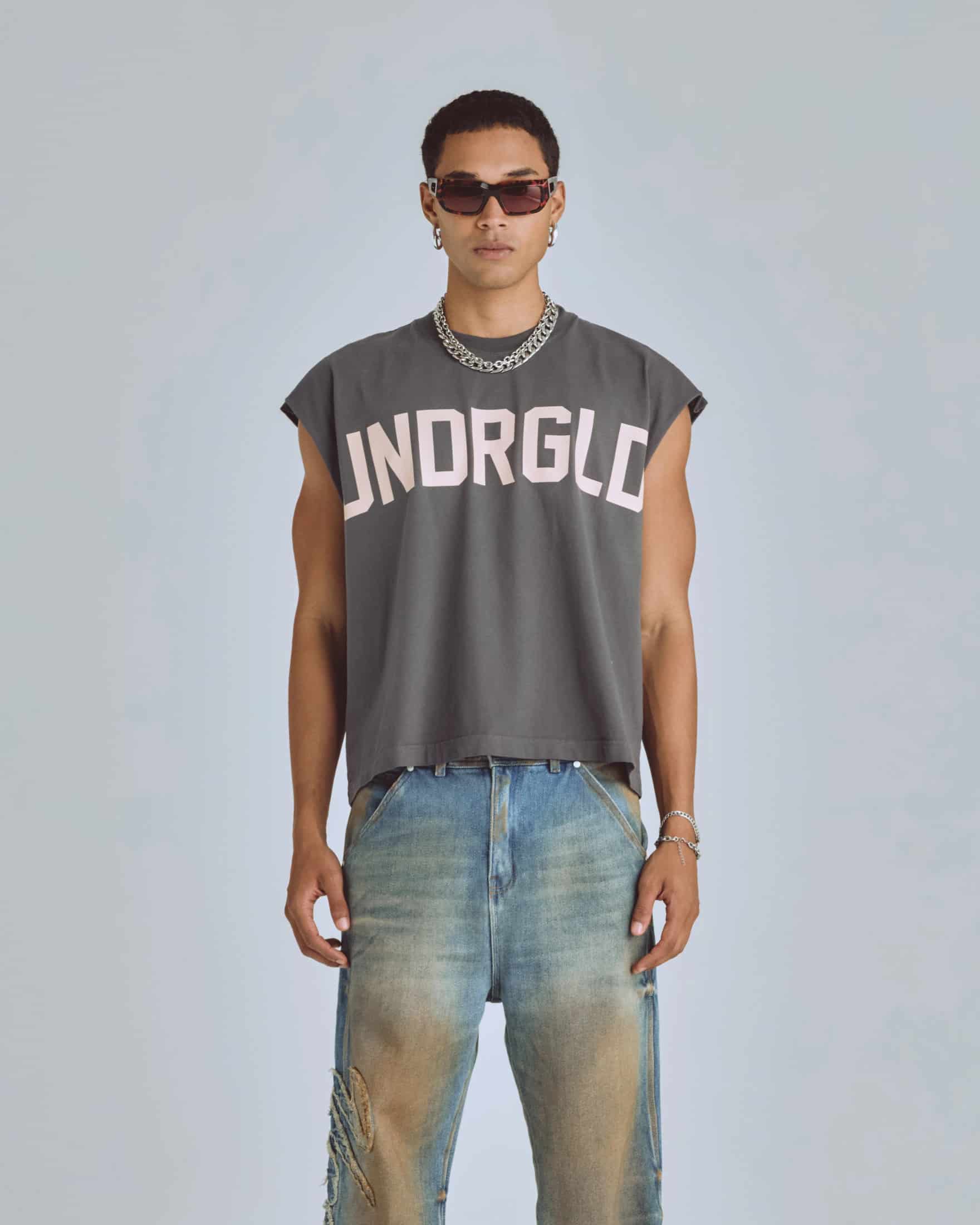 Agnus Dei UNDRGLD Sleeveless Tshirt Vintage Gray - miniatura 2