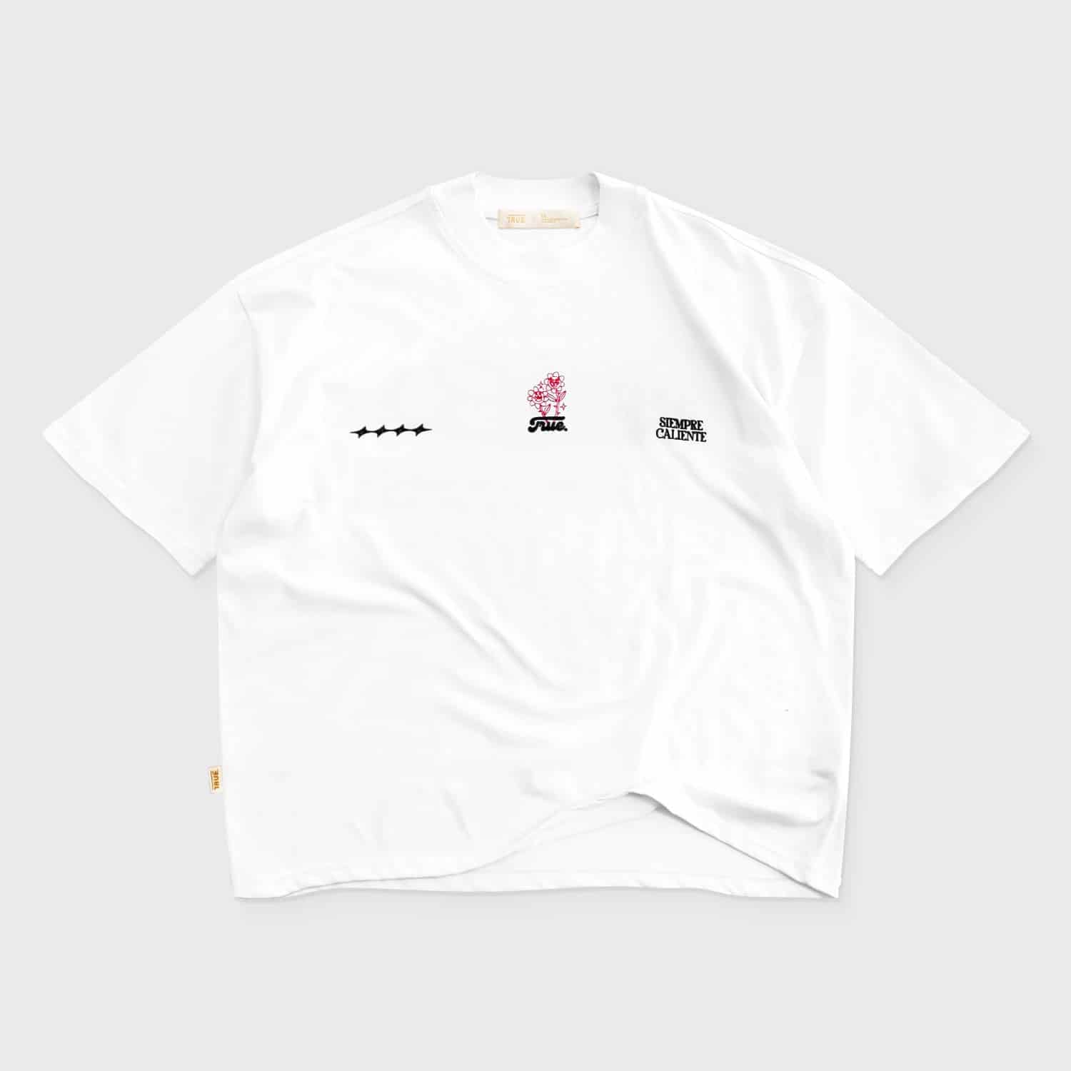 Latino Boxy T-Shirt - White - miniatura 3