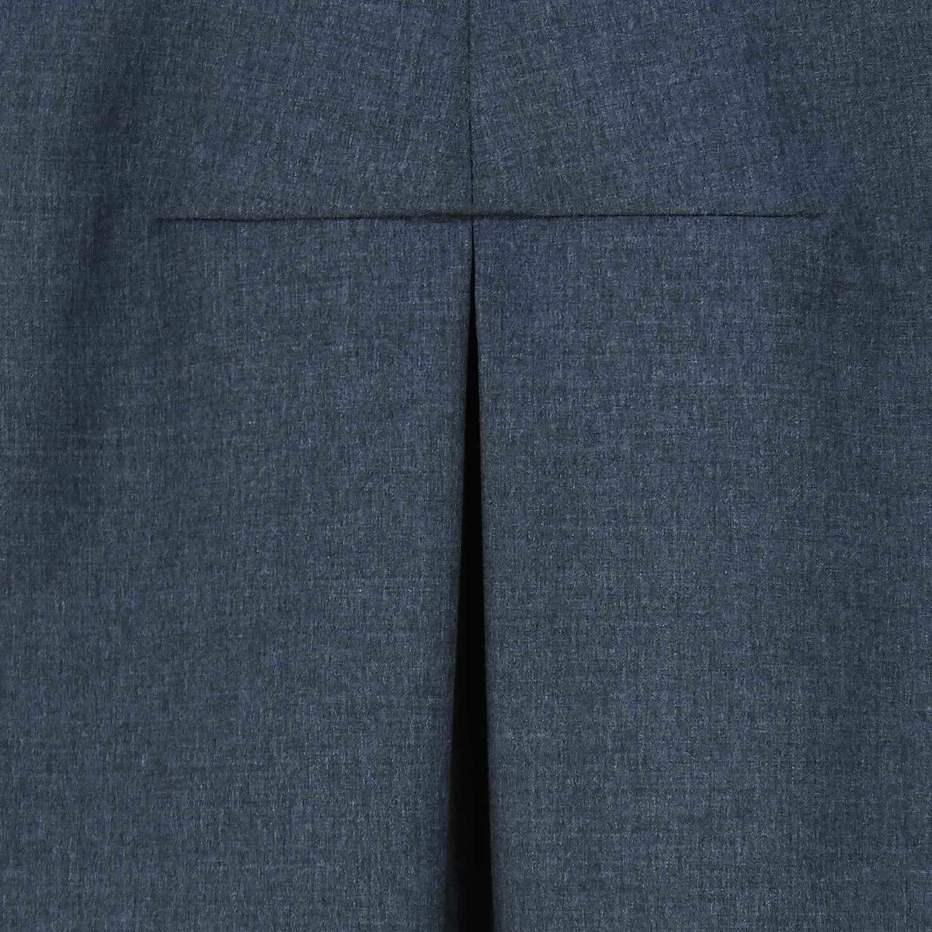 Pullover con Solapa Drapeada Gris Oscuro - miniatura 8