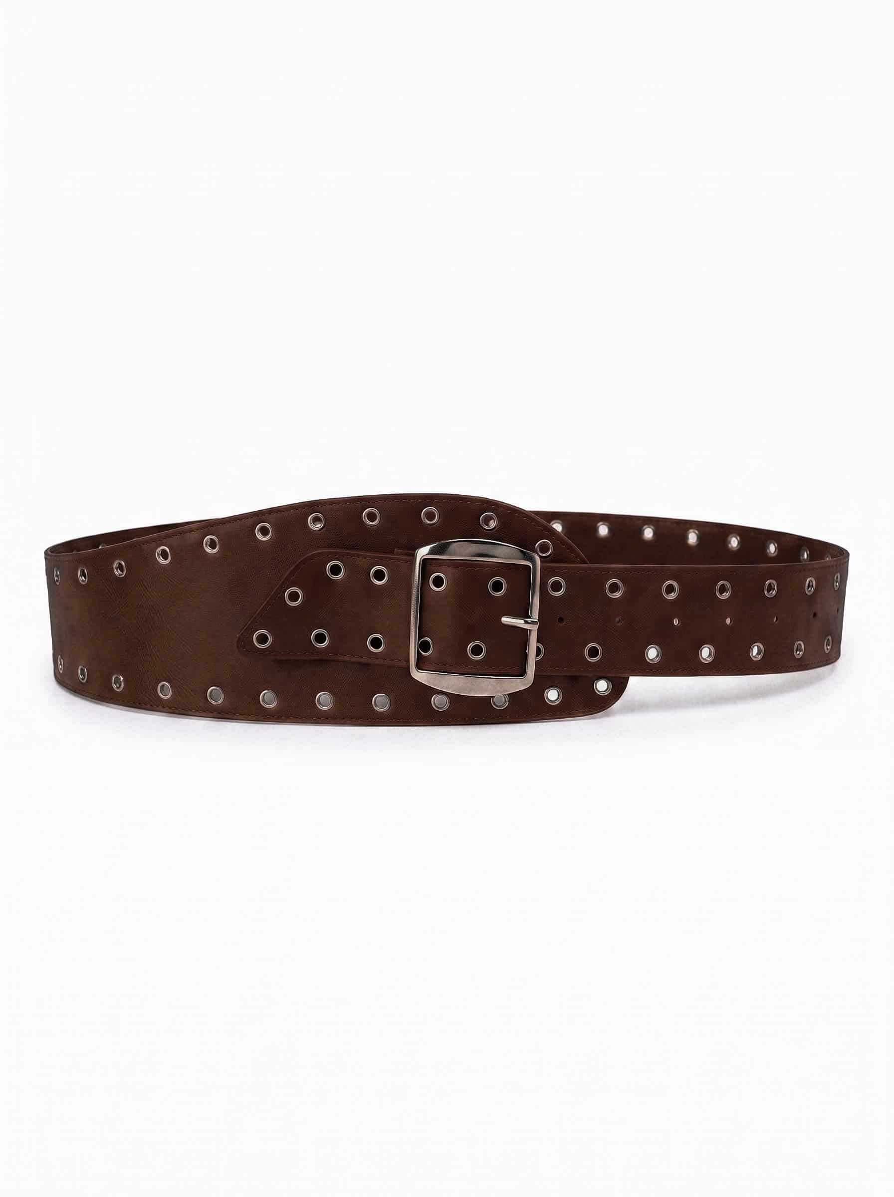OFFSET ASYMMETRIC BELT - VINTAGE BROWN - miniatura 9