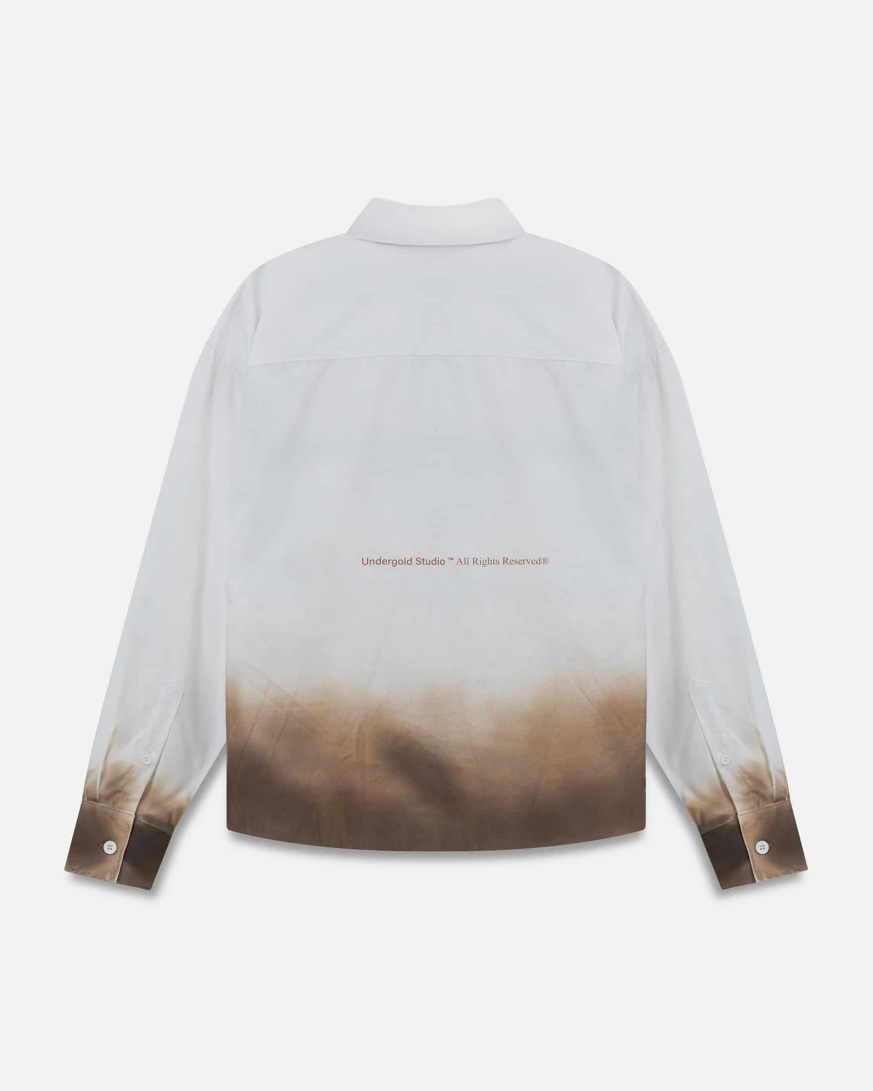 Spring Pray 4 Love Boxy Fit Long Sleeve Shirt Burnt White - miniatura 3