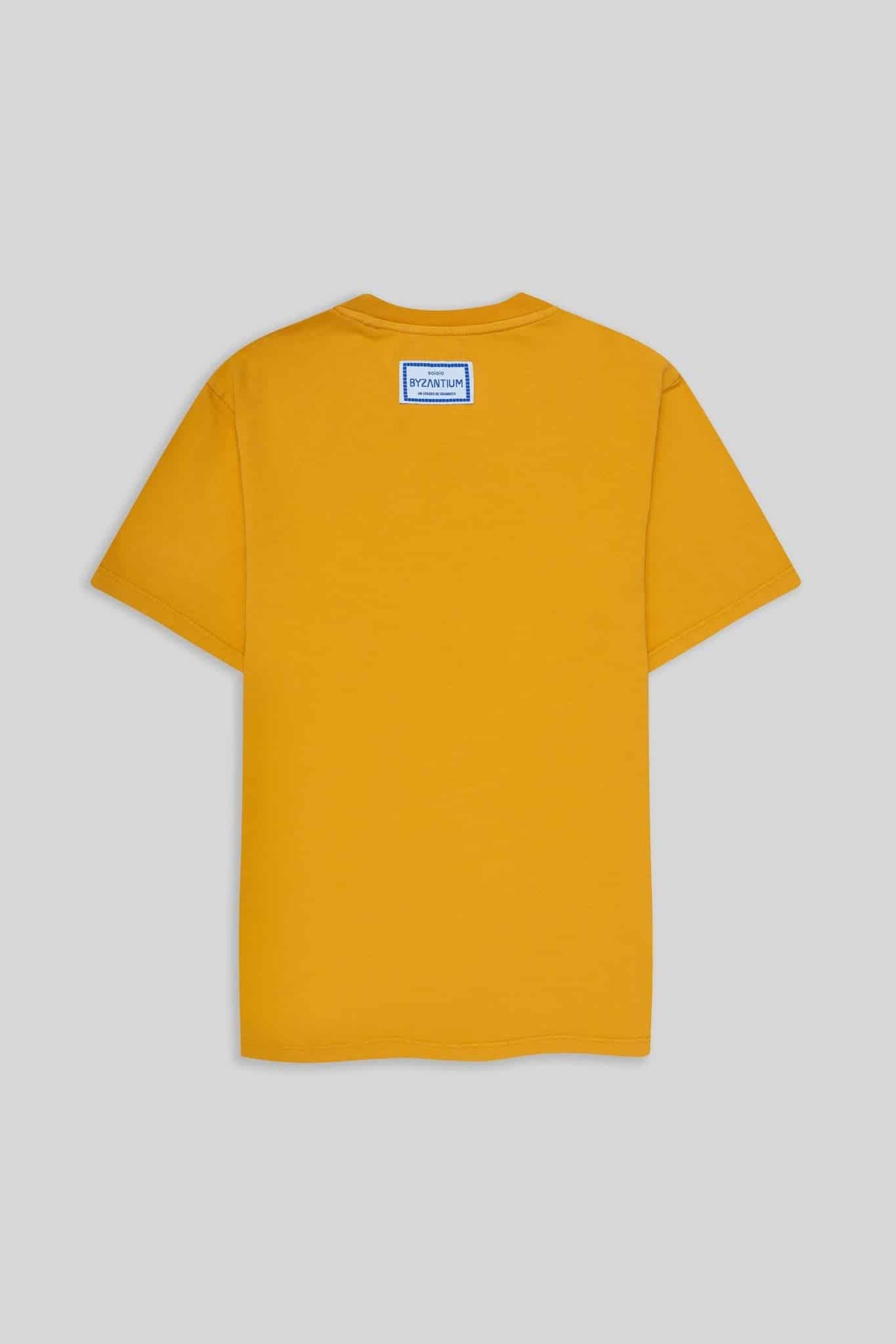 Men's cotton t-shirt yellow bastión - miniatura 5