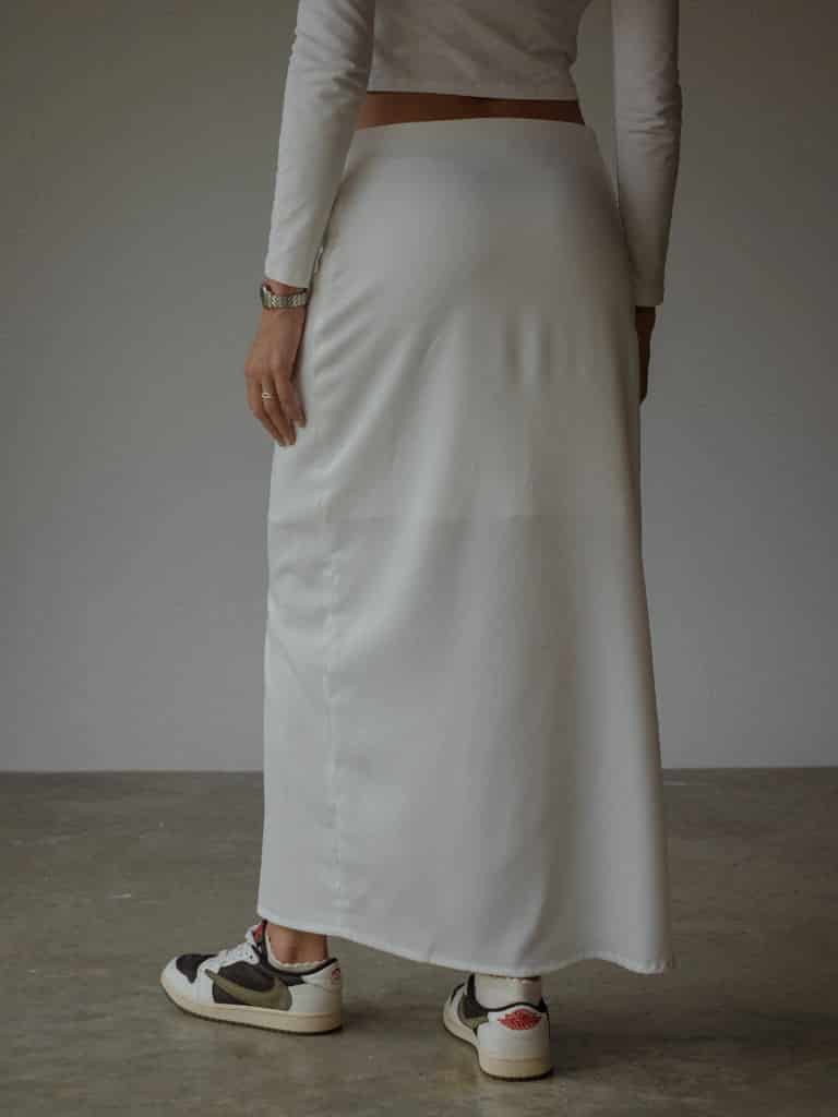 LONG CORE SKIRT  - SOFT WHITE - miniatura 13