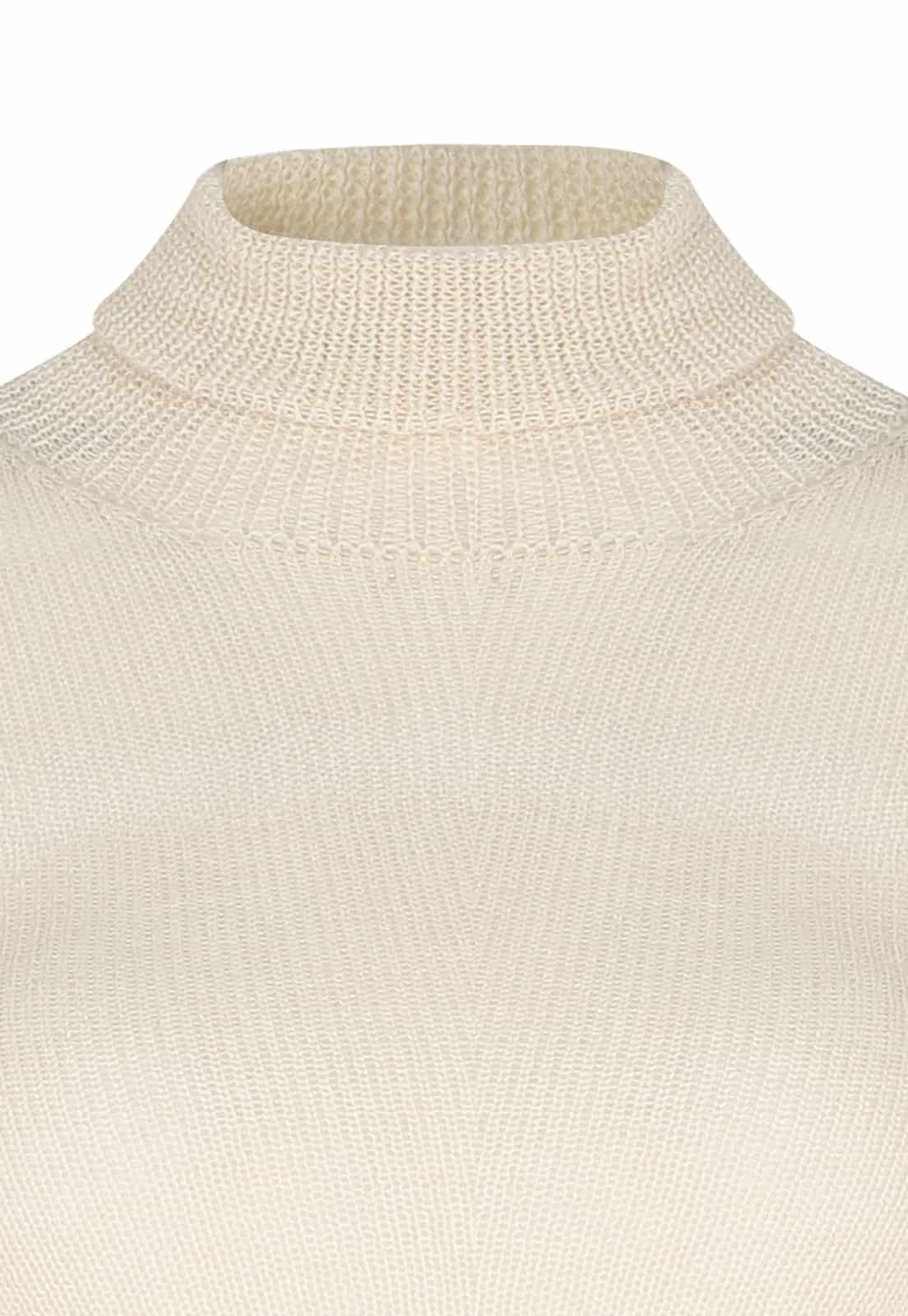 BABY ALPACA SILK KNITTED TURTLENECK SWEATER - miniatura 6
