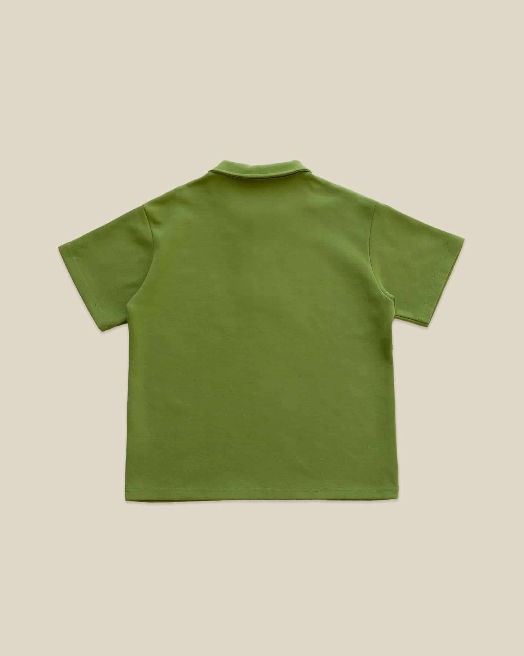 Camisa Polo Tarde y te verde oliva - miniatura 3
