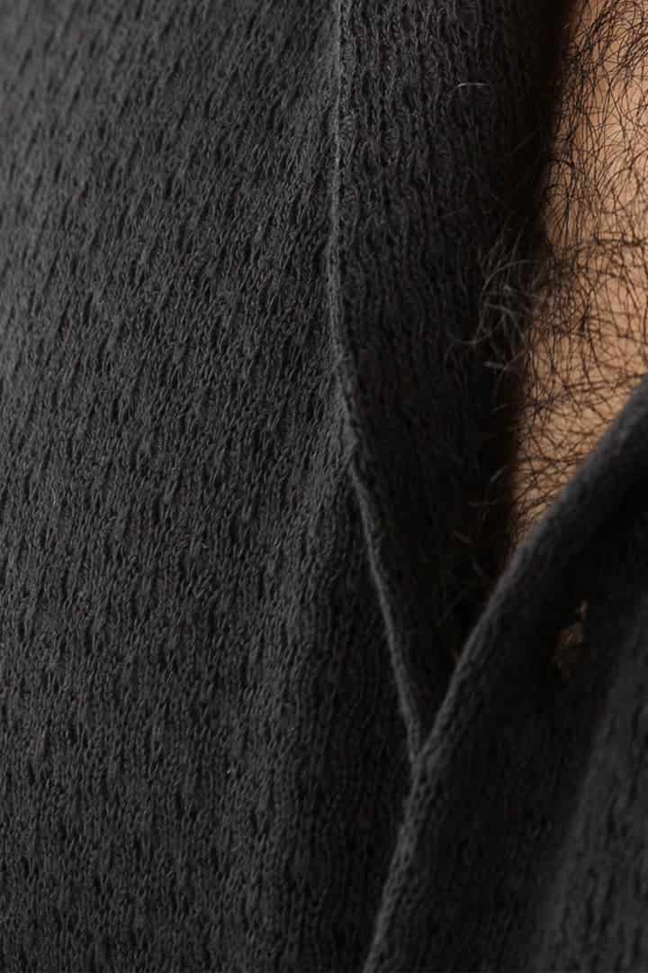 Camisa tejida negra - miniatura 2