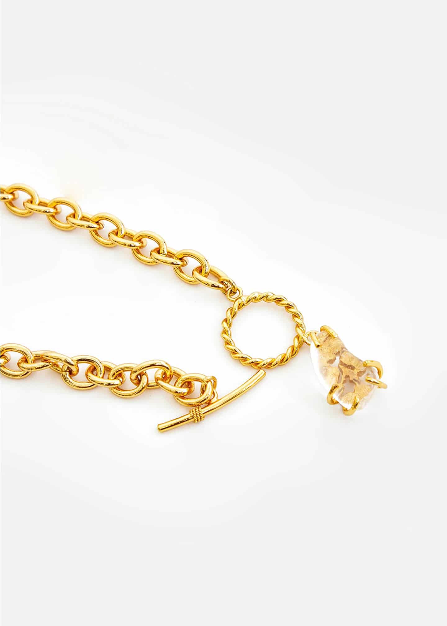 Choker maxi Drop cuarzo - miniatura 3