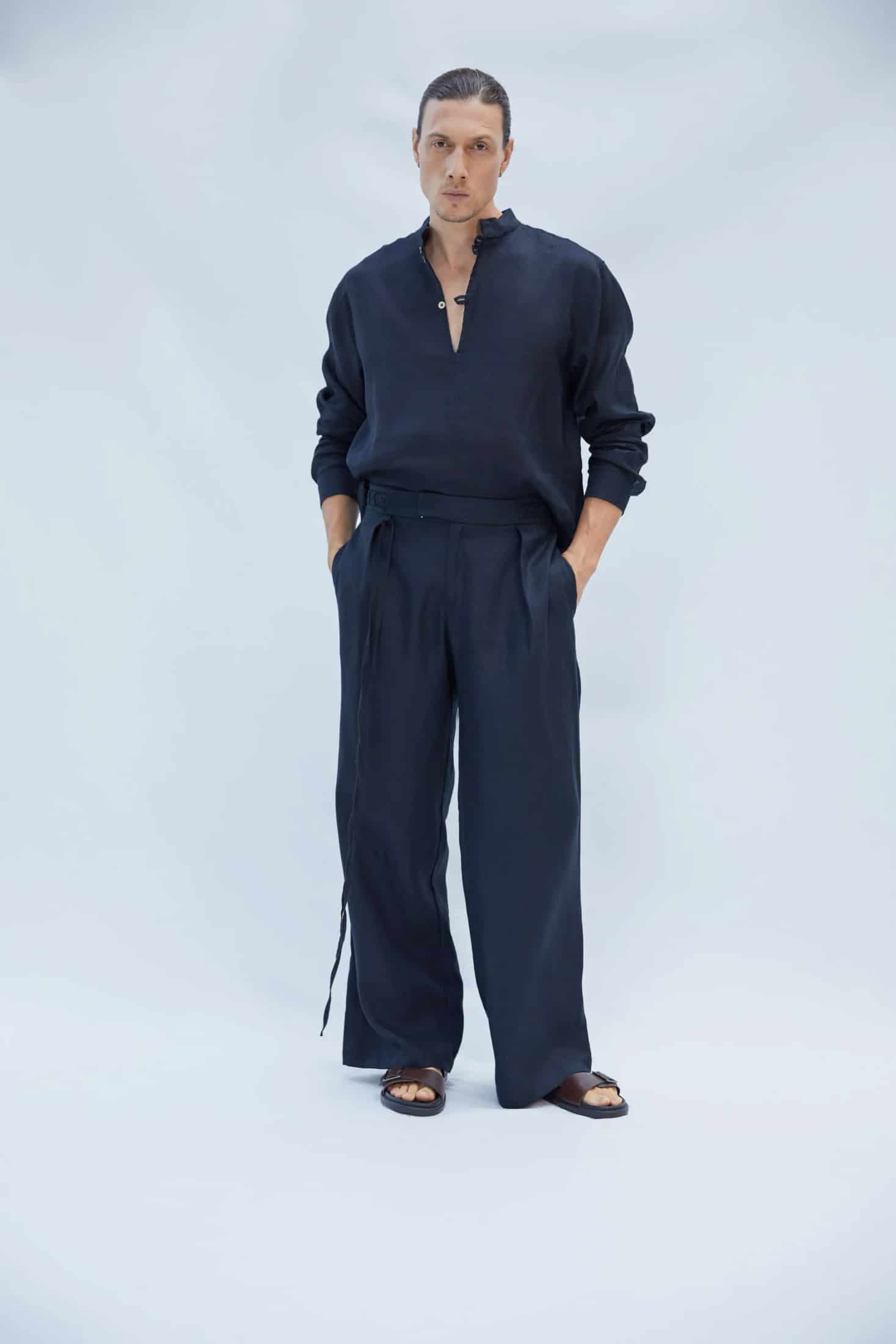 JULES PANTS BLACK - miniatura 2