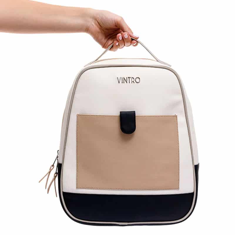 Morral Para Mujer Atenas Negro Con Bolsillo externo - miniatura 4