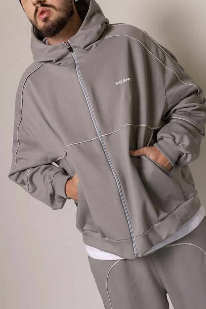 Hoodie 87/27 Sgo-Gris - miniatura 3