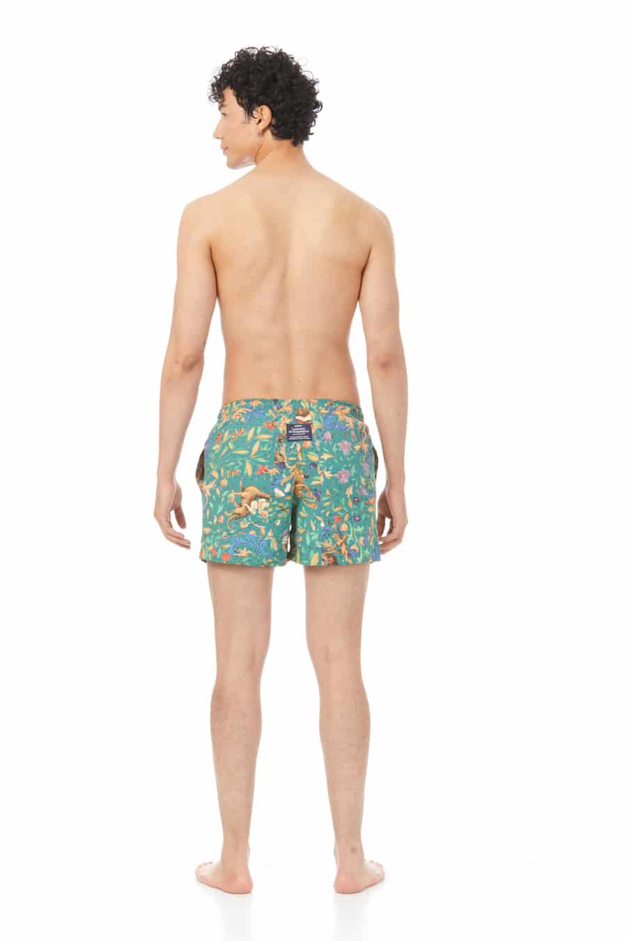 Men's lorenzo swim trunk green - miniatura 2