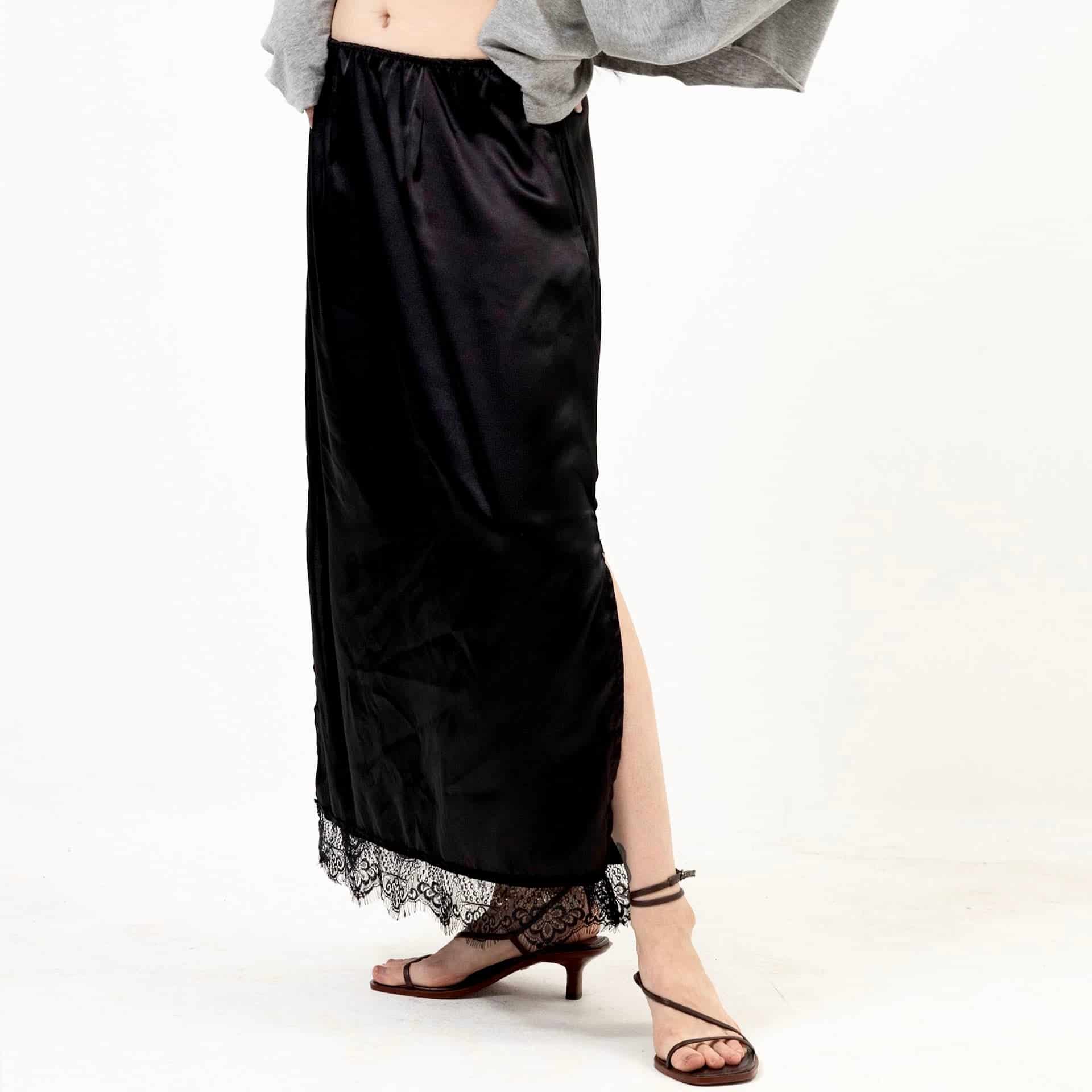 SATIN SKIRT - miniatura 1