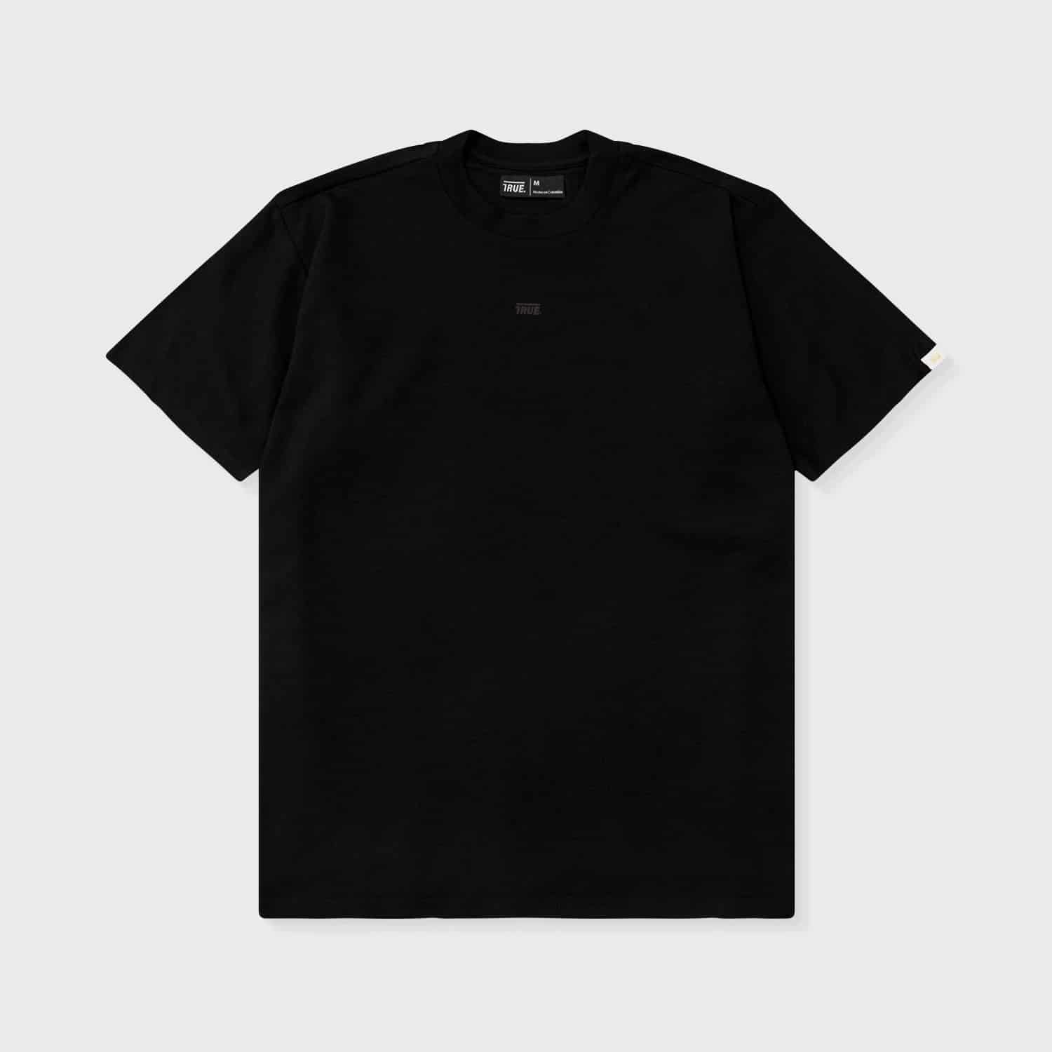 Camiseta Clásica Logo Negro - Negra - miniatura 1