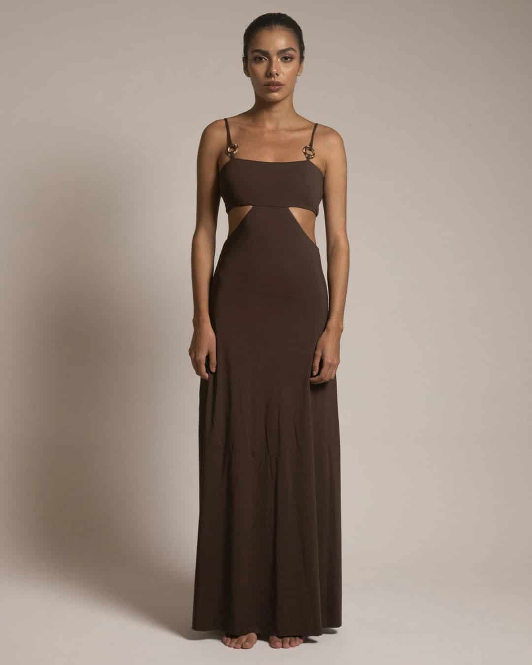 JOHANA DRESS / Café Oscuro - miniatura 1