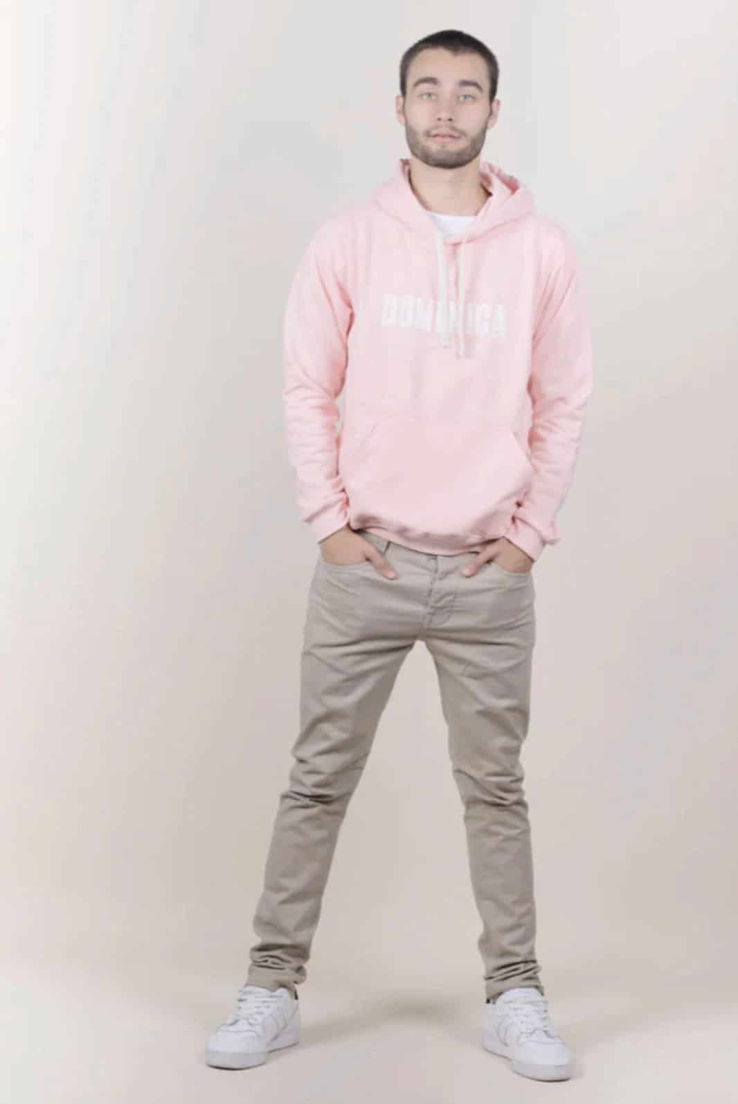 HOODIE DOMENICA ROSADO - UNISEX - miniatura 4