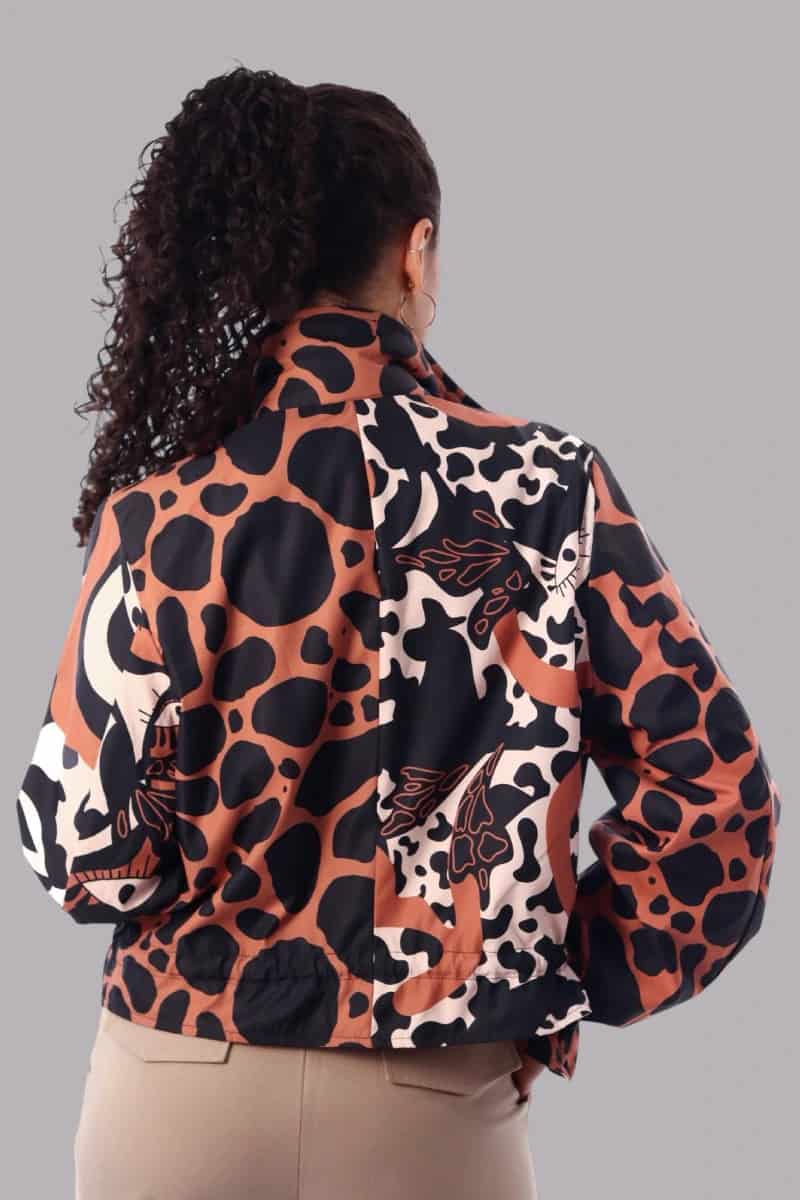 Chaqueta corta estampada Ojo Salvaje - miniatura 16