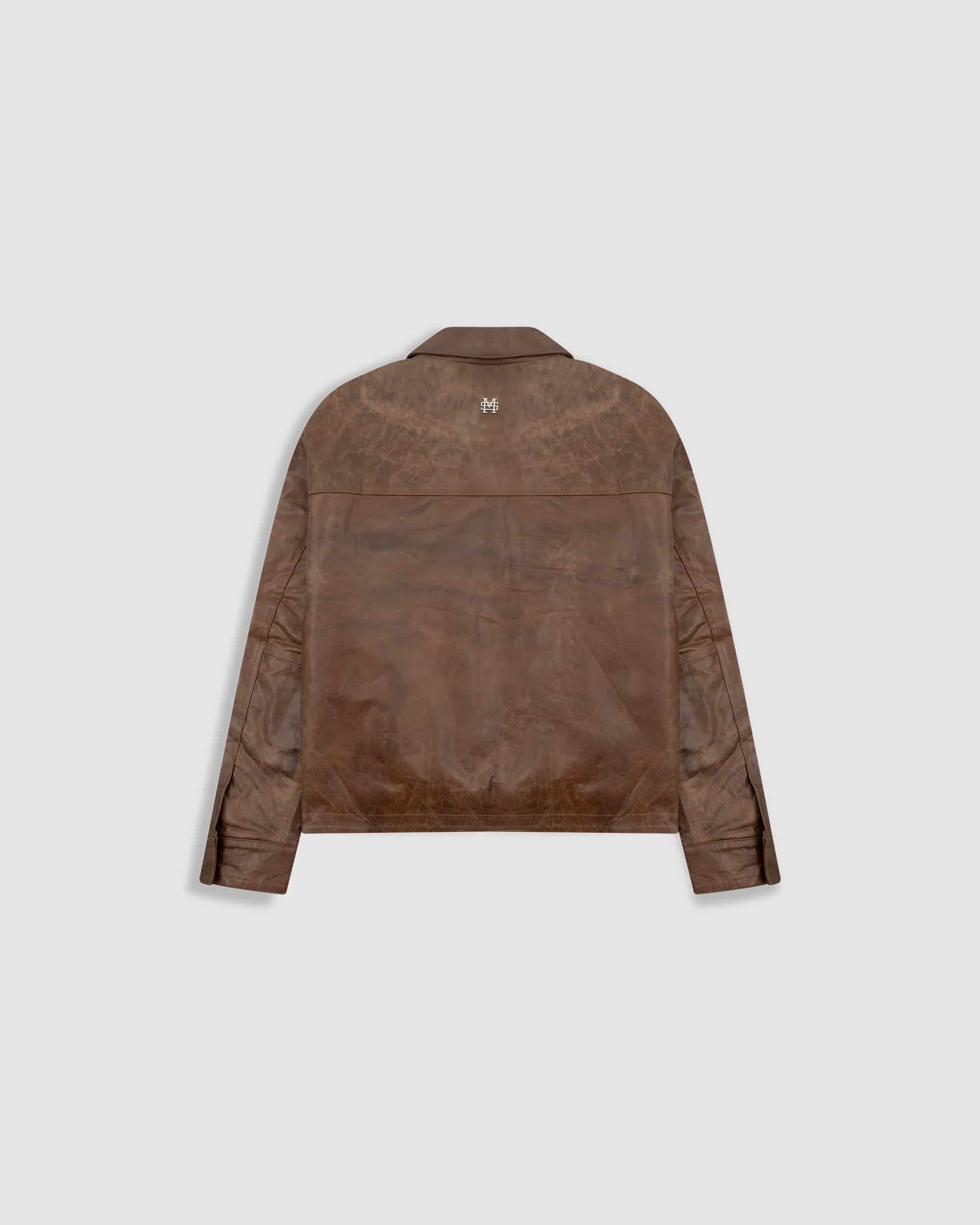 Chaqueta Monogram Leather - Miel - miniatura 6