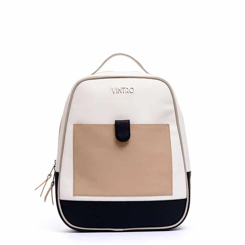 Morral Para Mujer Atenas Negro Con Bolsillo externo - miniatura 1