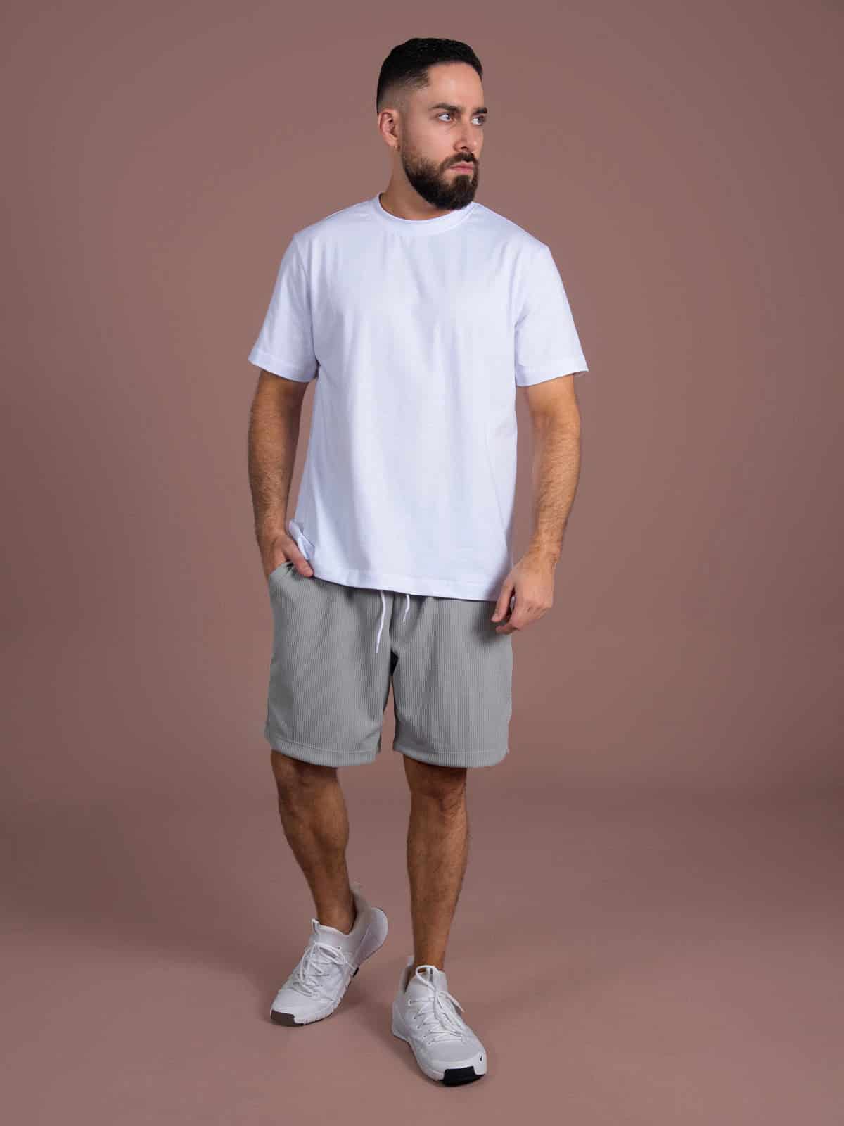 Pantaloneta moenia atenas hombre gris - miniatura 2