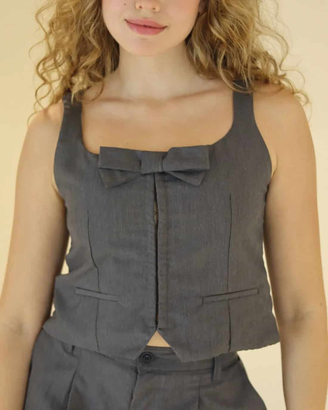 Chaleco Parisino Gris - miniatura 3