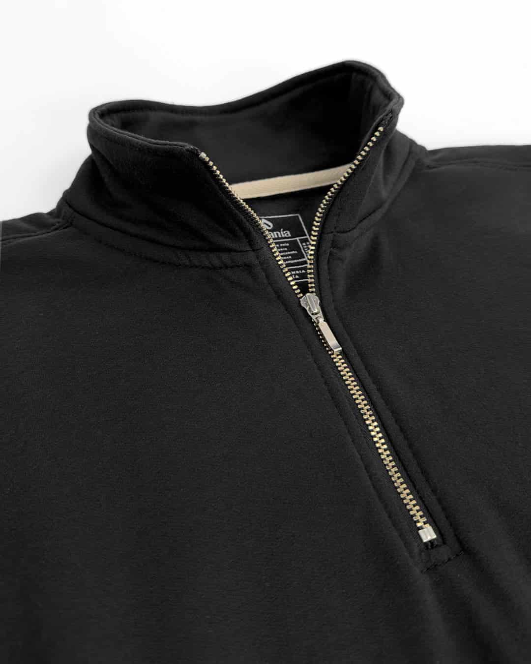 Buzo Cuello alto Mujer Negro - miniatura 5