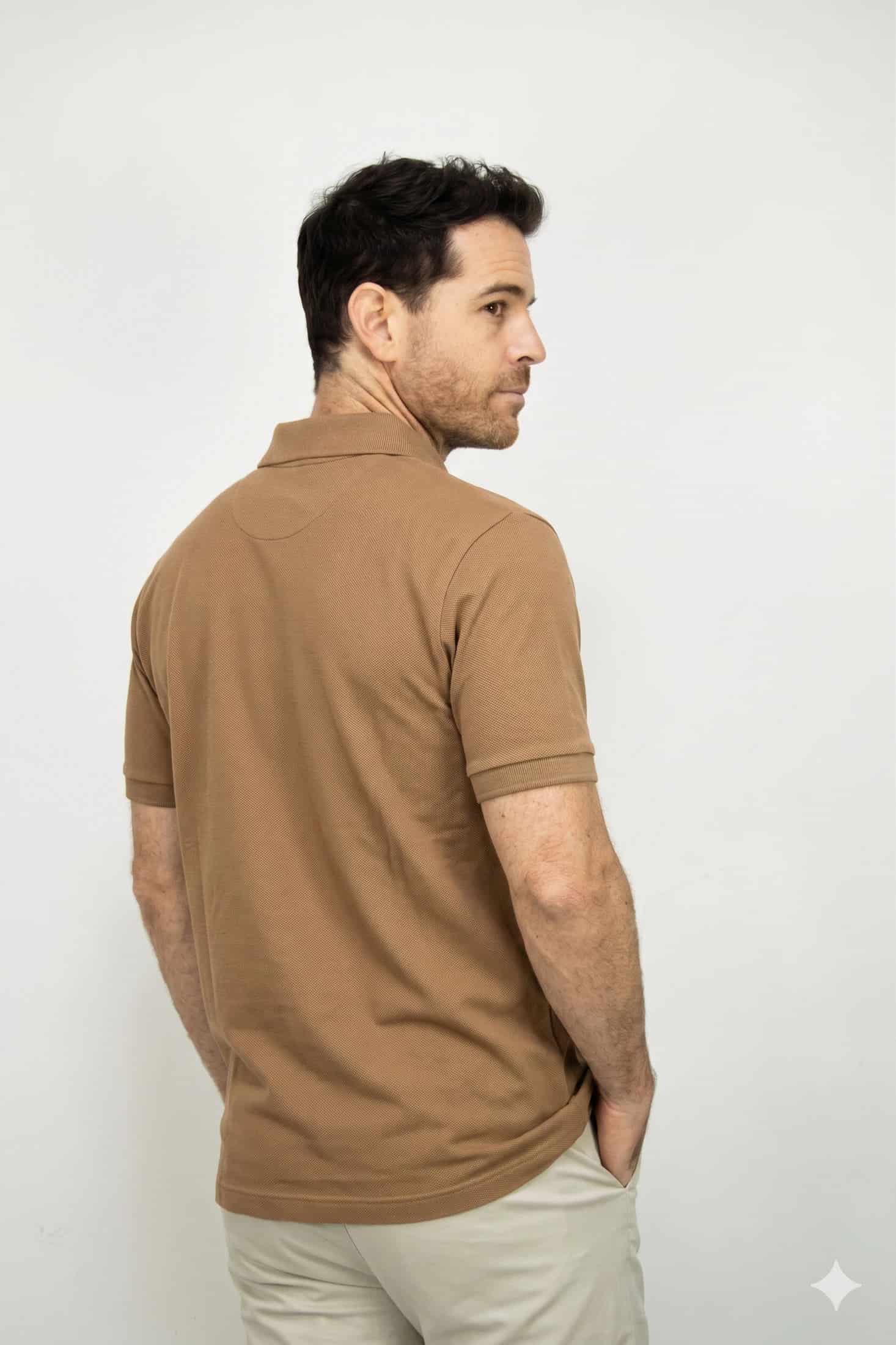 Polo Deportiva Cafe Para Hombre - miniatura 3